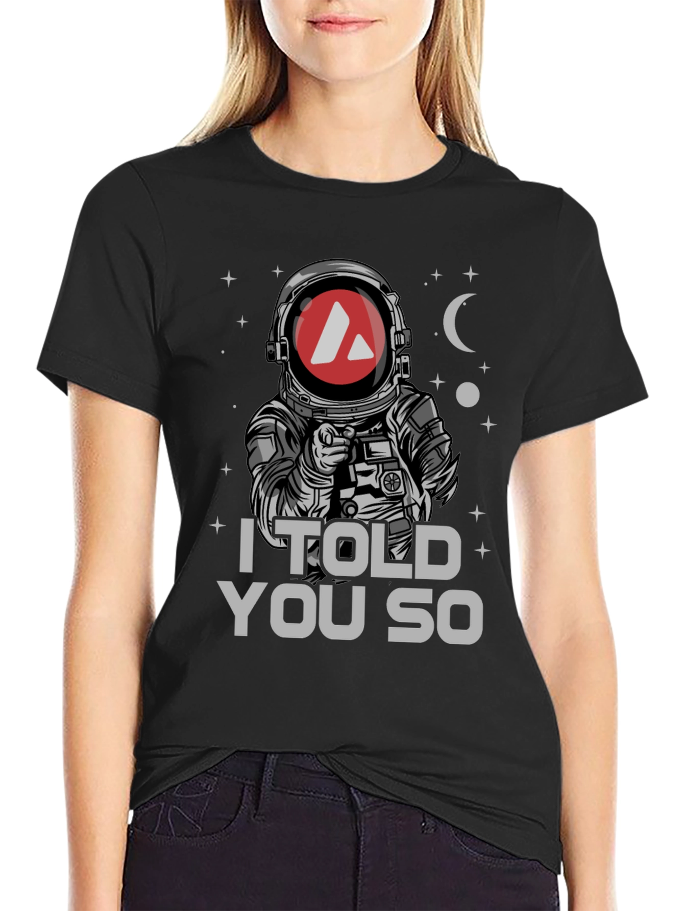Avalanche Crypto Astronaut T-Shirt - I Told You So