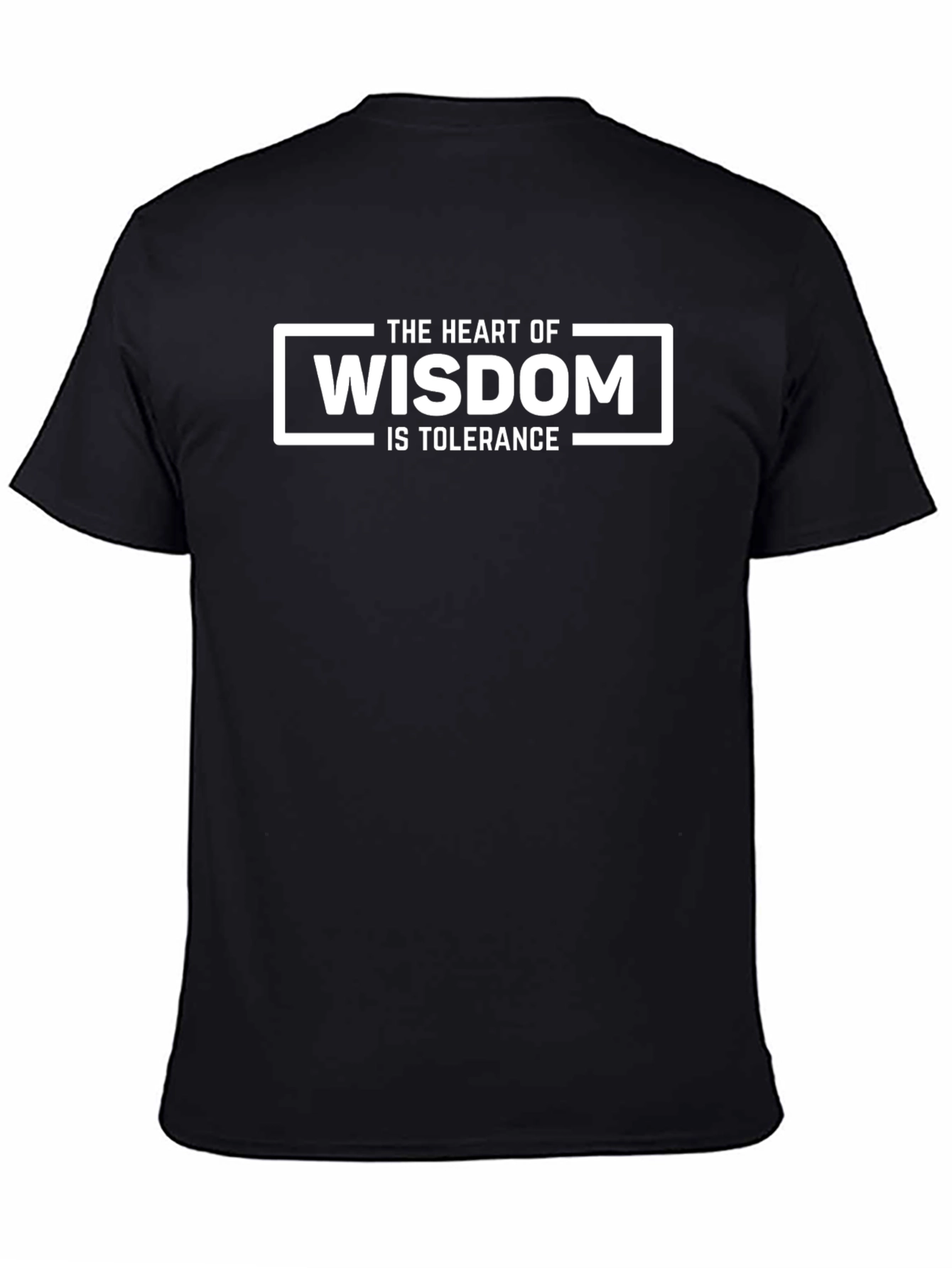 Wisdom Tolerance Graphic Tee - Black