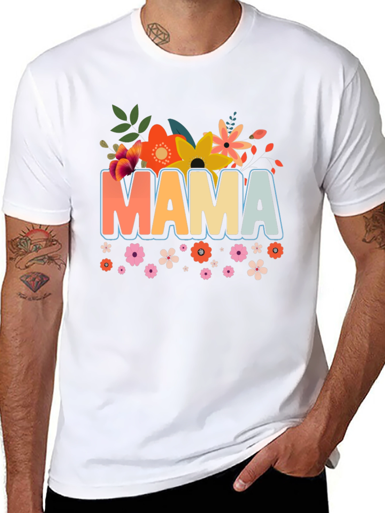 Floral Mama T-Shirt - Mothers Day Gift