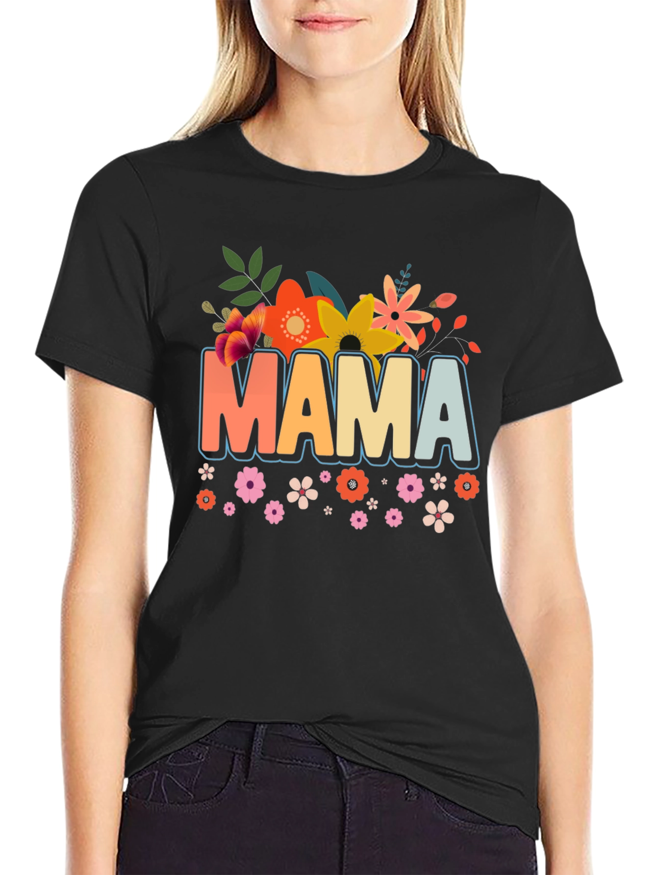 Floral Mama T-Shirt - Mothers Day Gift