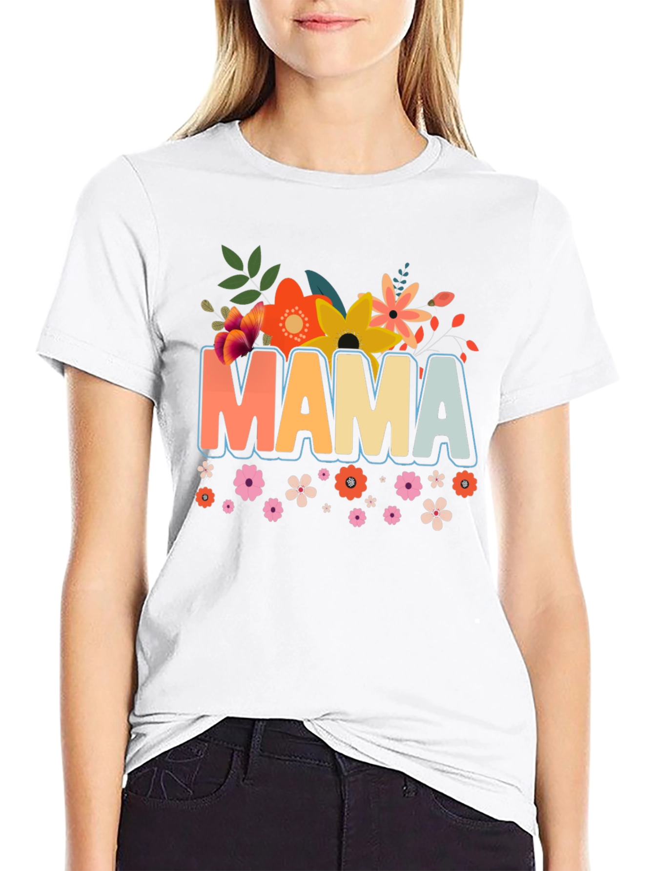 Floral Mama T-Shirt - Mothers Day Gift