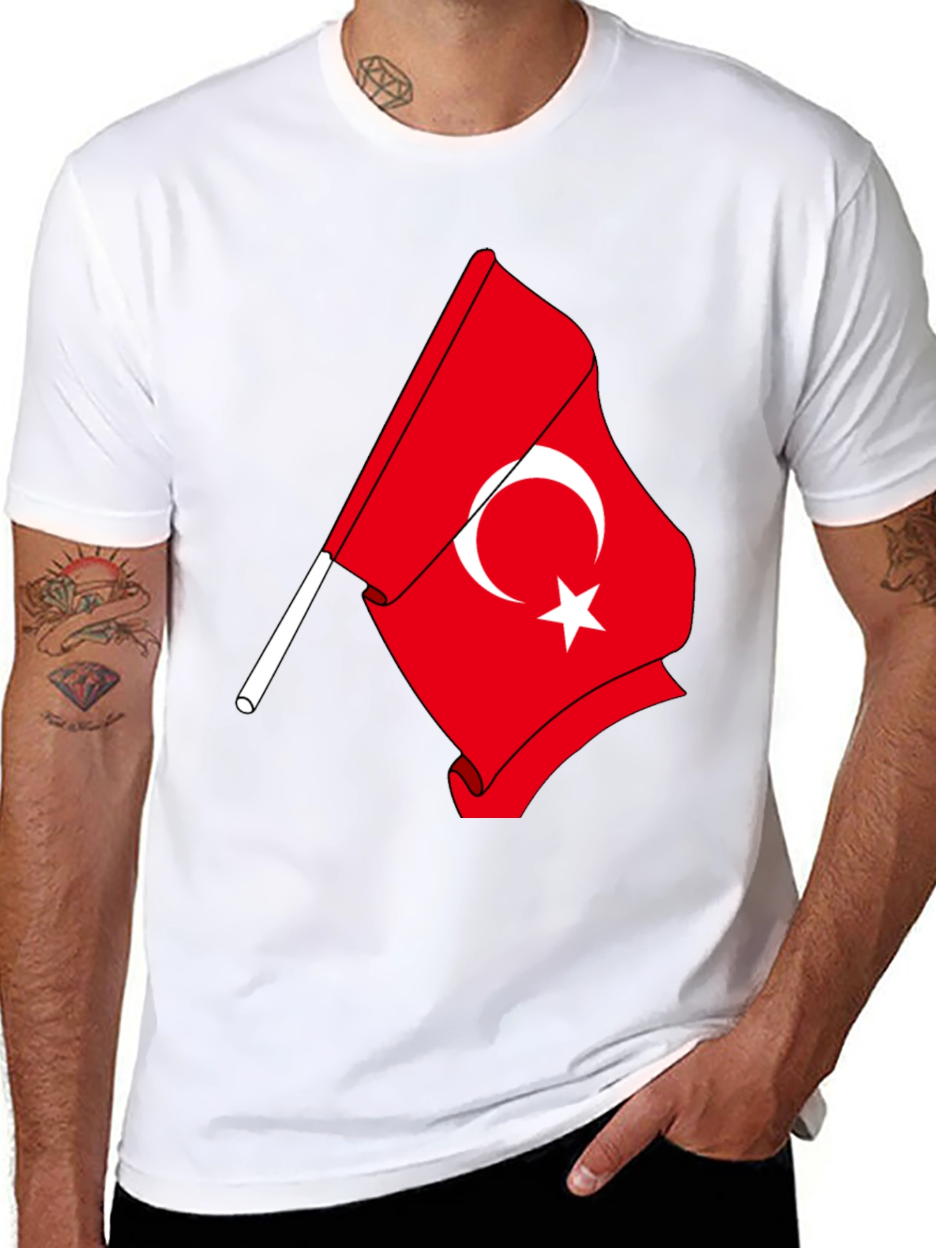 Turkish Flag T-Shirt - Show Your Pride