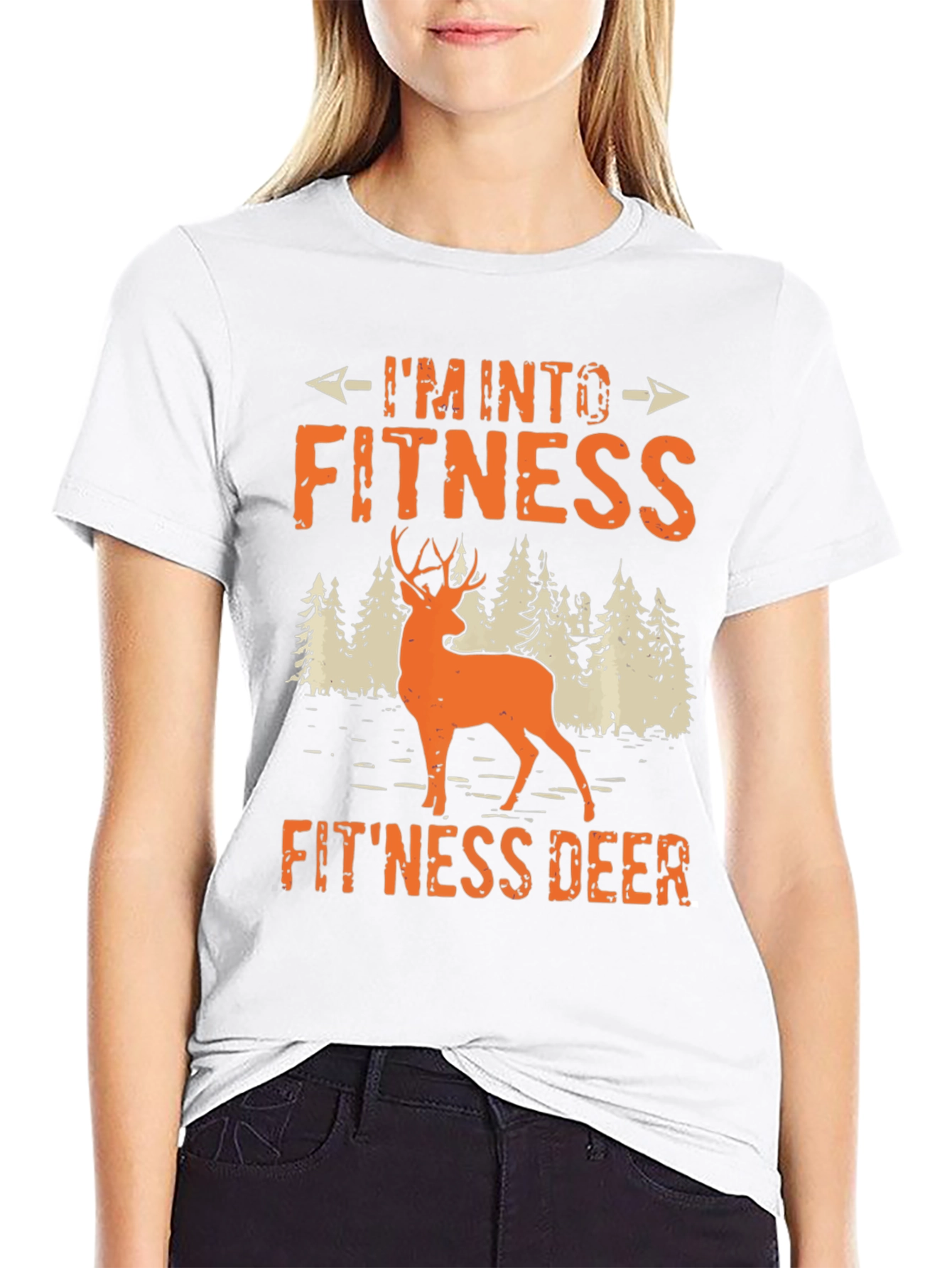 Im Into Fitness Deer T-Shirt