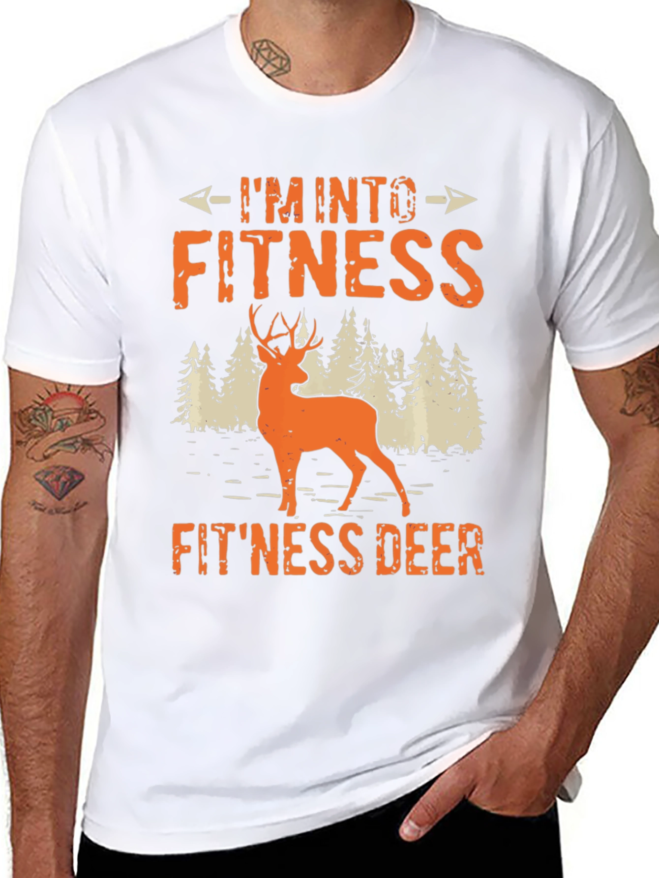 Im Into Fitness Deer T-Shirt