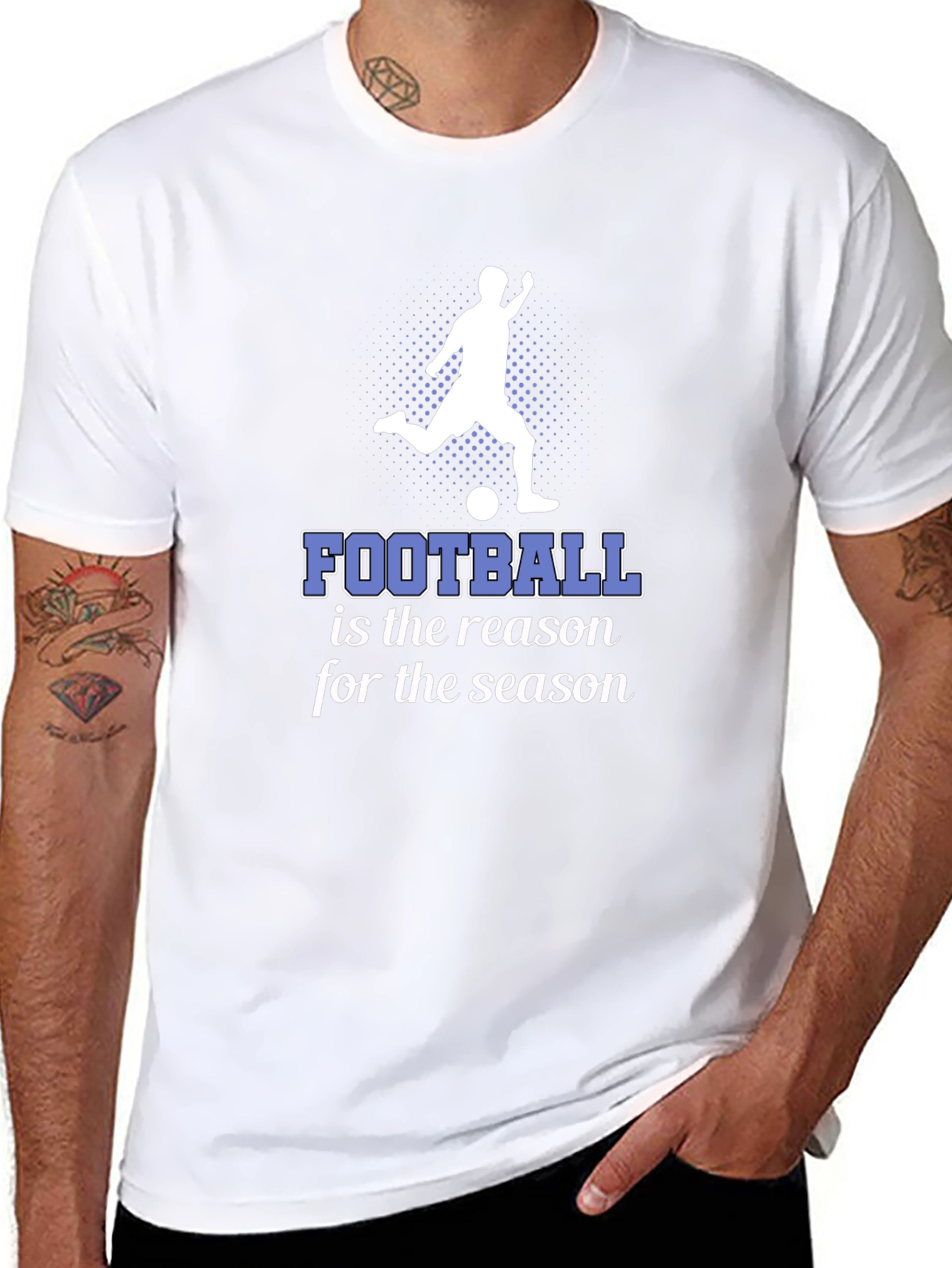 Football Season Graphic Tee - Stylish Black T-Shirt