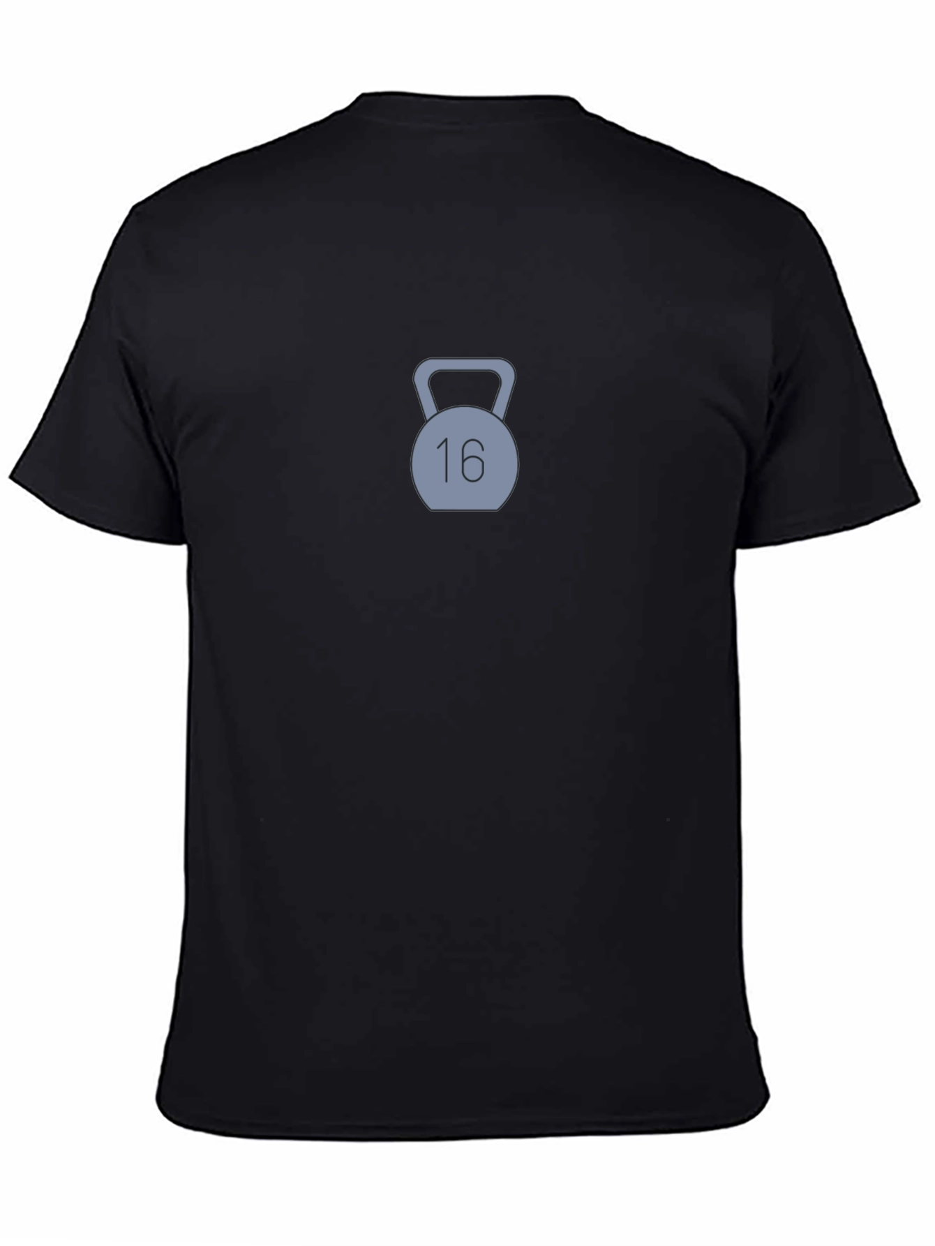 Kettlebell 16 T-Shirt - Black Gym Workout Tee