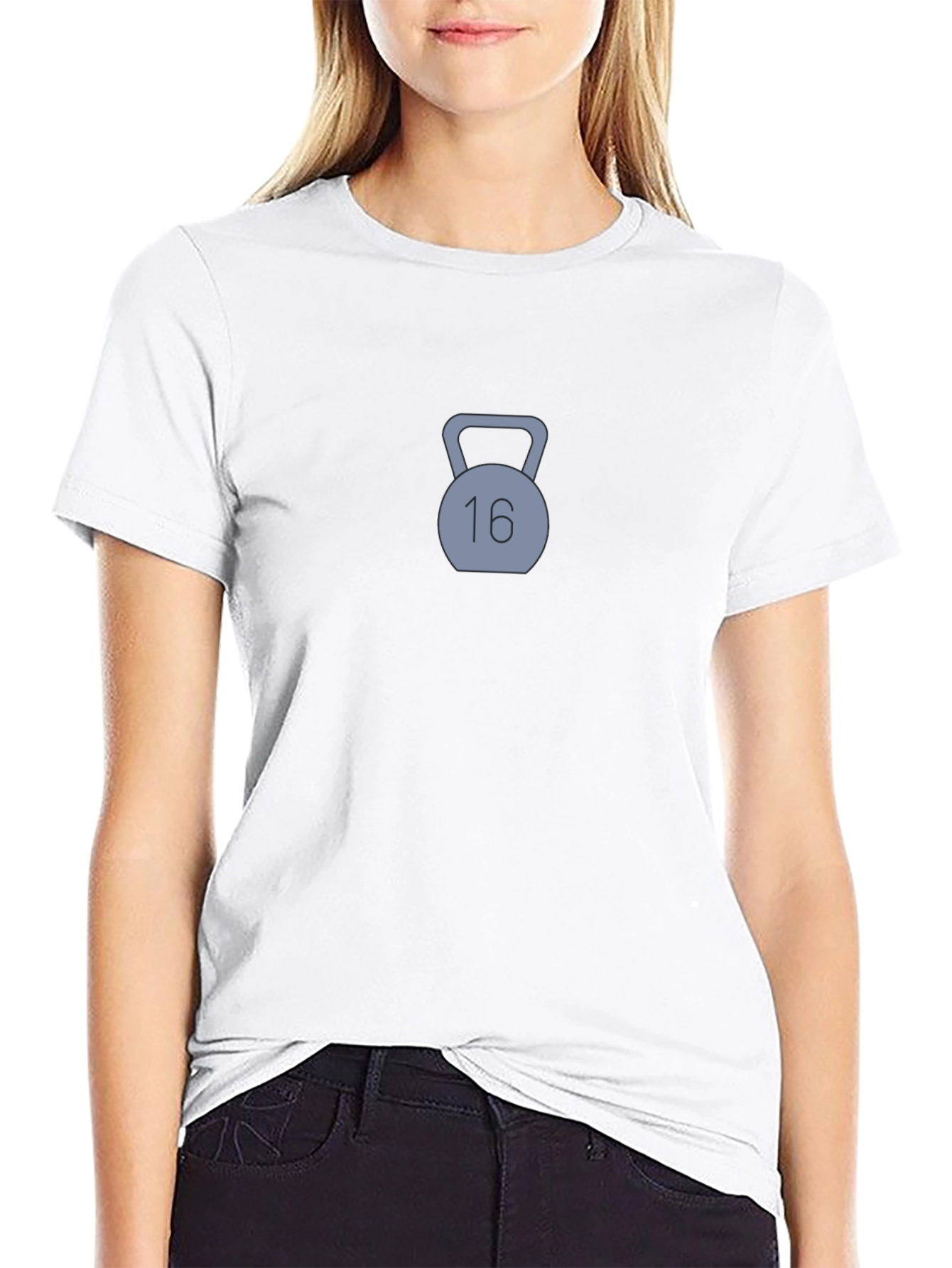 Kettlebell 16 T-Shirt - Black Gym Workout Tee