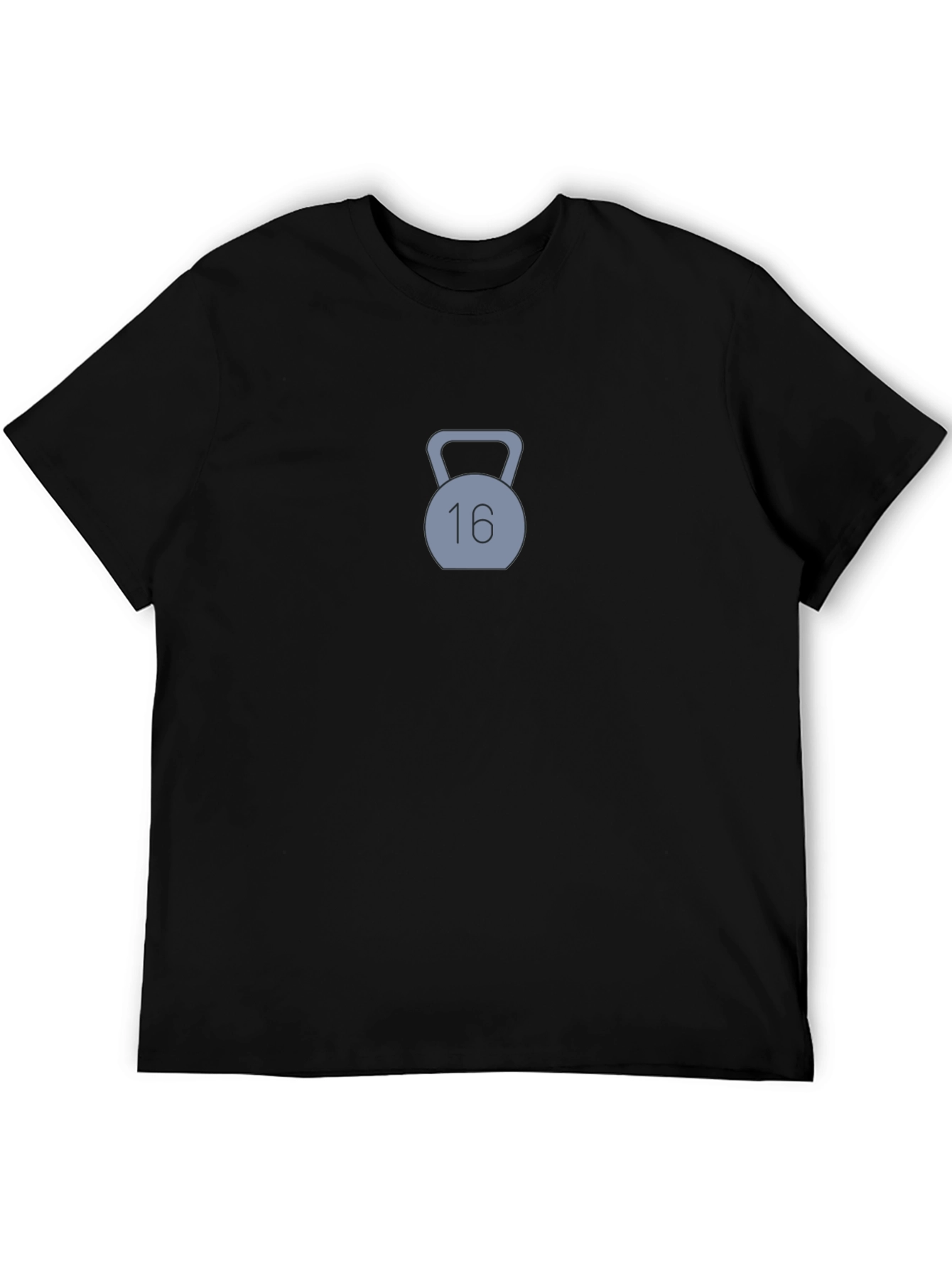 Kettlebell 16 T-Shirt - Black Gym Workout Tee