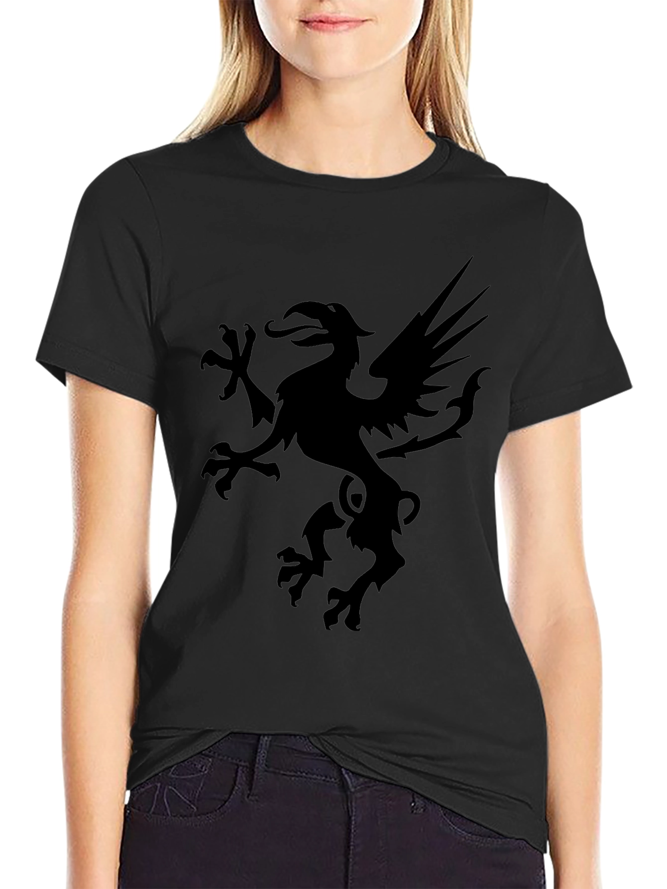 Griffin Graphic Tee - Bold Black Design
