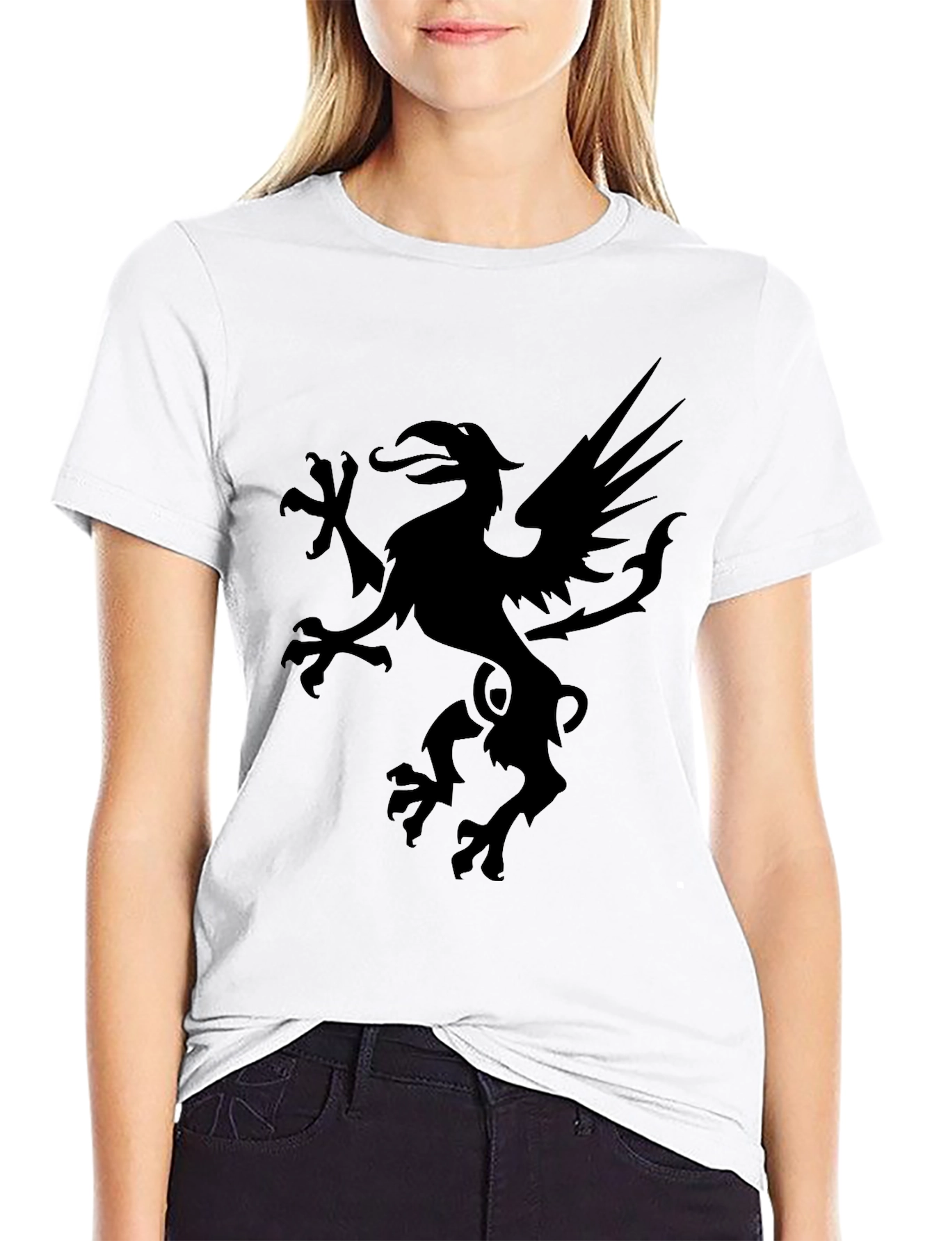 Griffin Graphic Tee - Bold Black Design