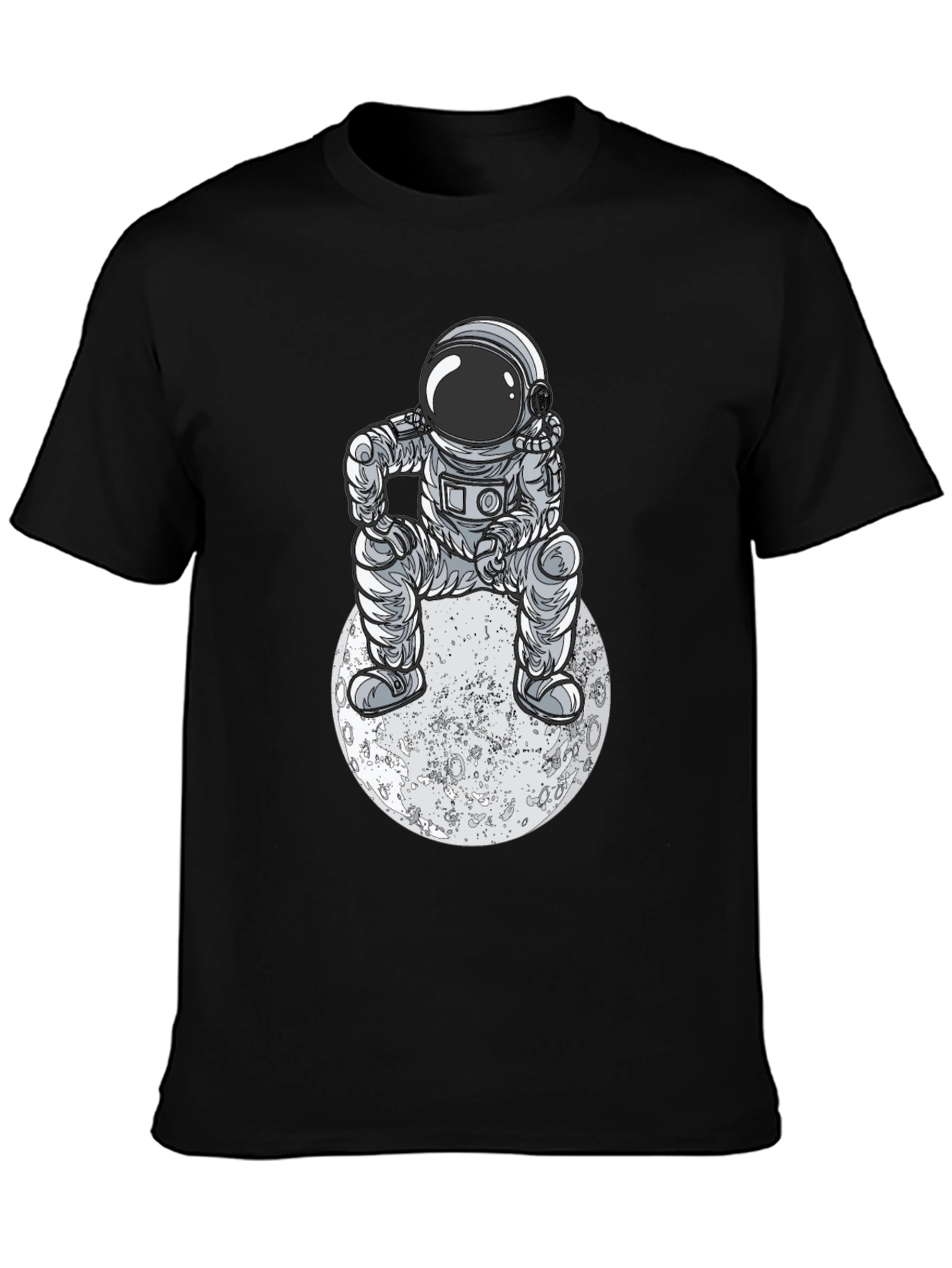 Astronaut Moon T-Shirt - Space Adventure Tee