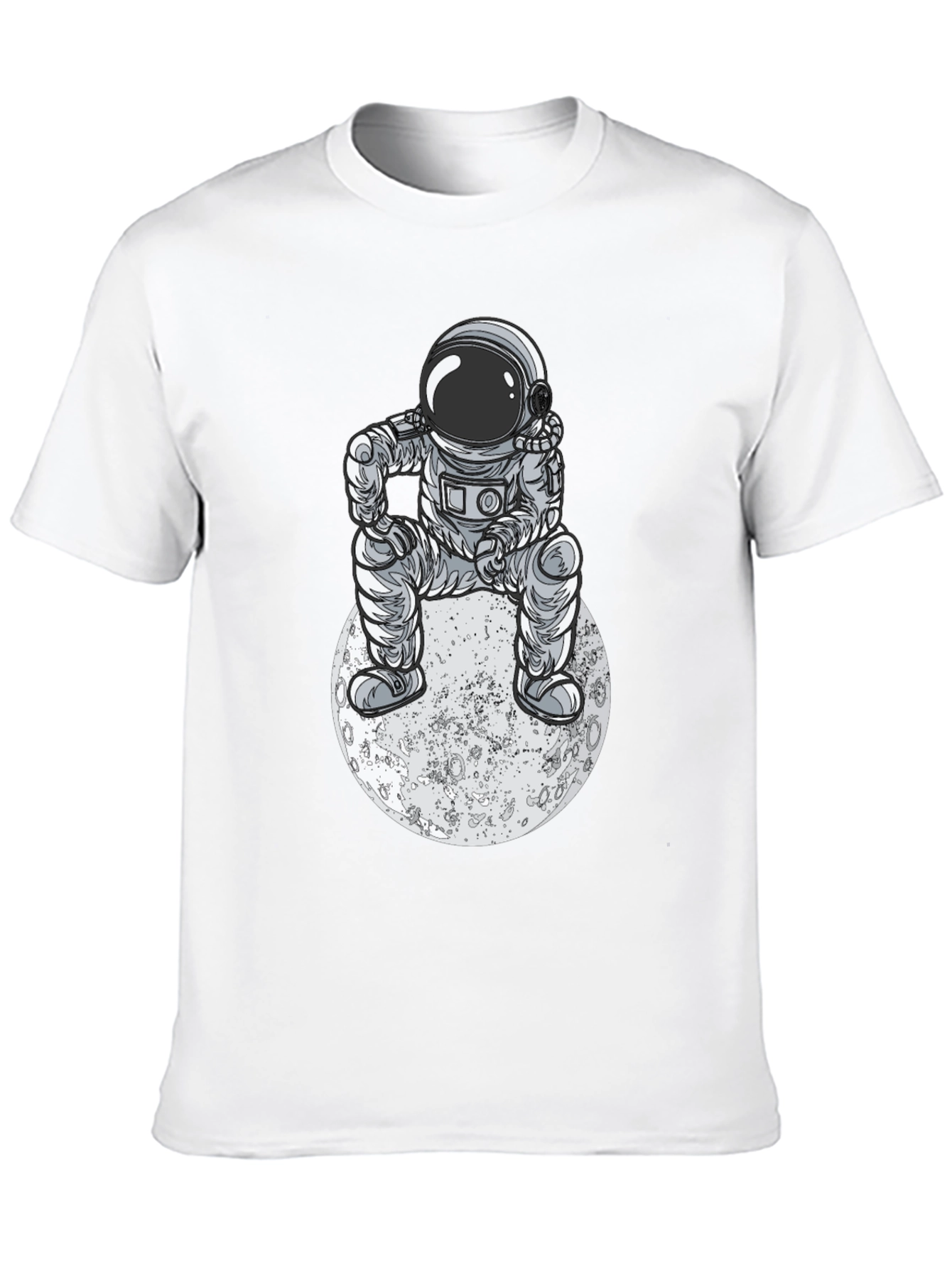 Astronaut Moon T-Shirt - Space Adventure Tee