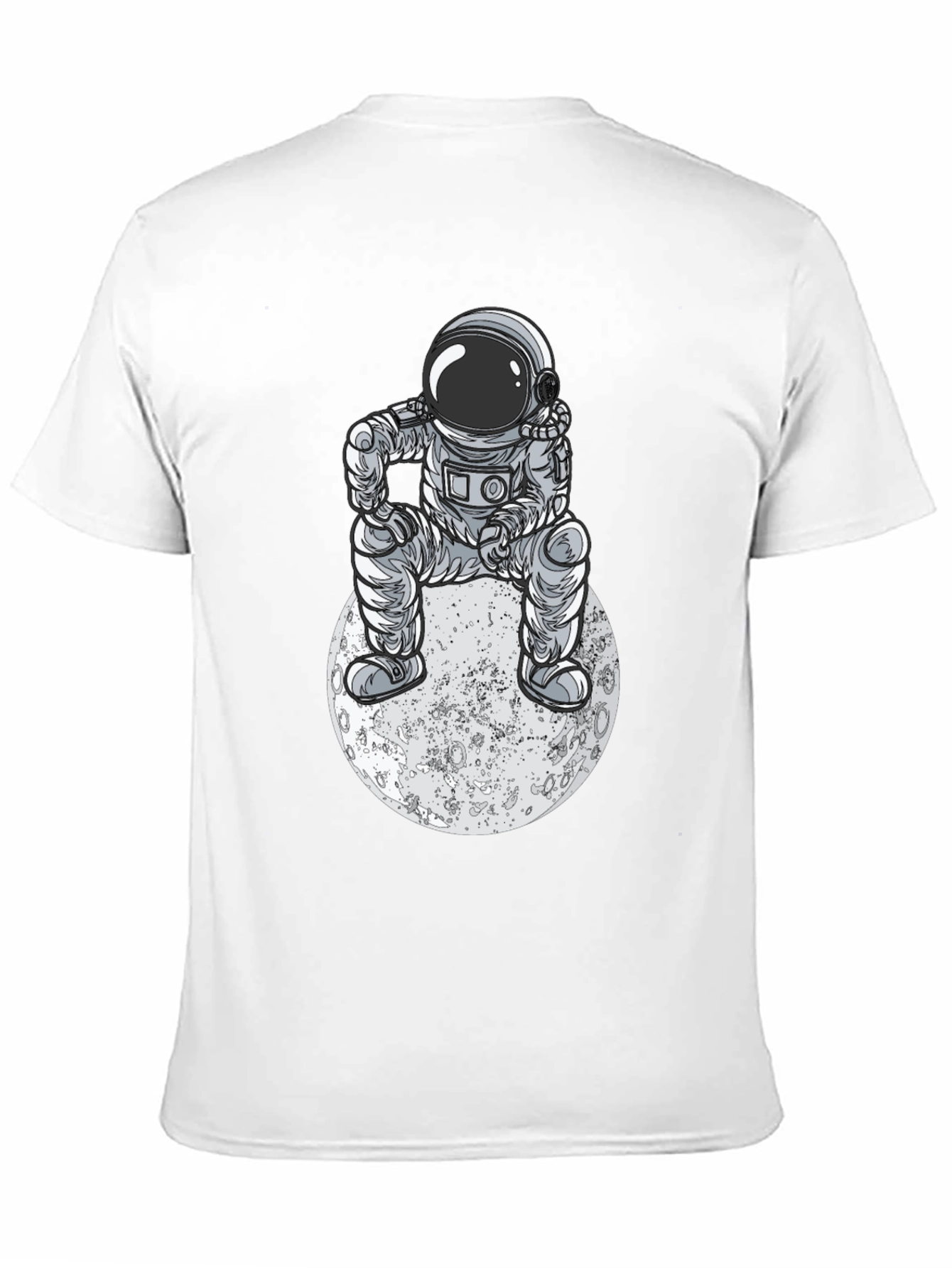 Astronaut Moon T-Shirt - Space Adventure Tee