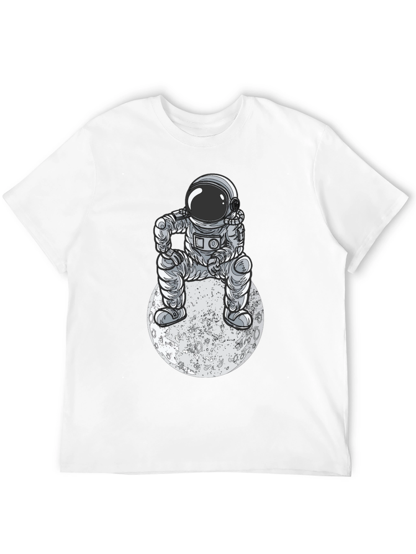 Astronaut Moon T-Shirt - Space Adventure Tee