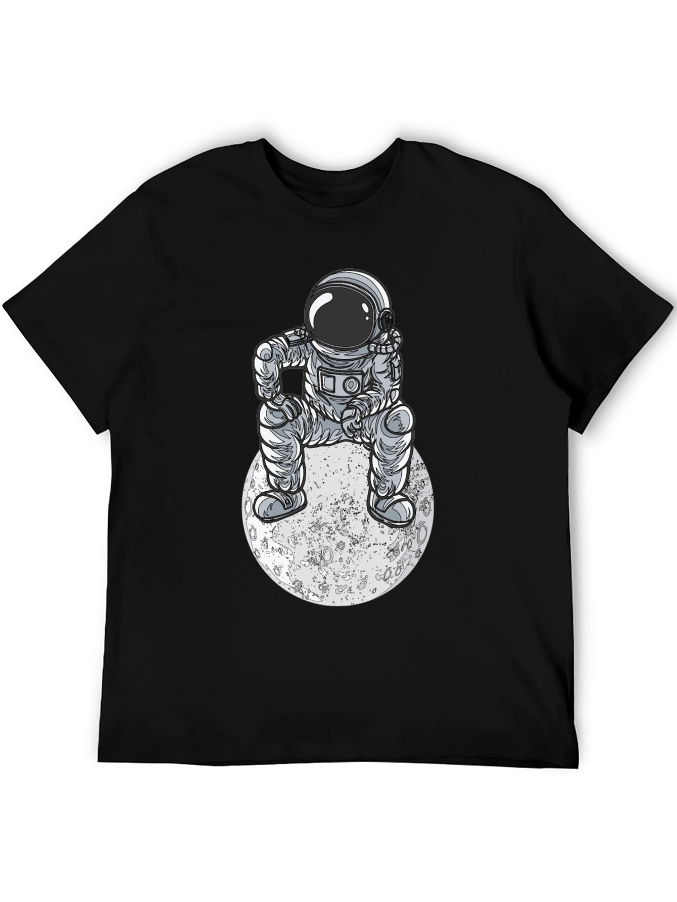 Astronaut Moon T-Shirt - Space Adventure Tee