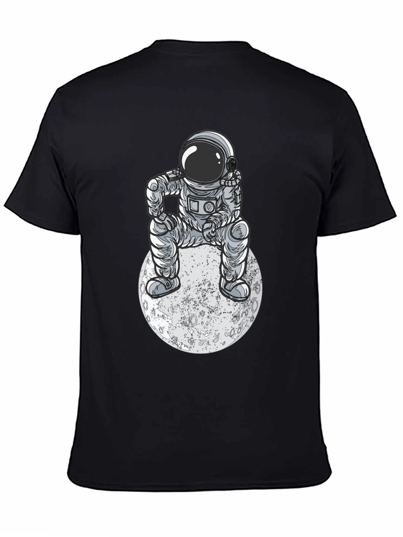 Astronaut Moon T-Shirt - Space Adventure Tee
