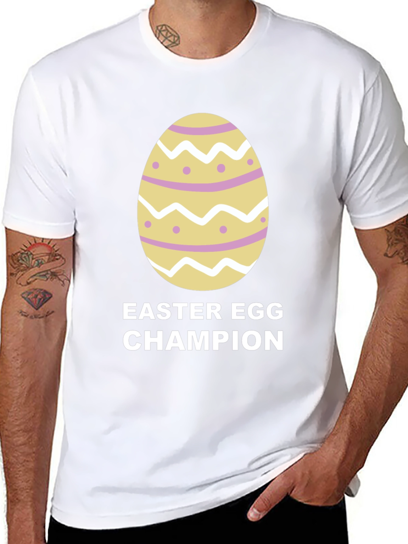 Easter Egg Champion T-Shirt - Holiday Fun Apparel
