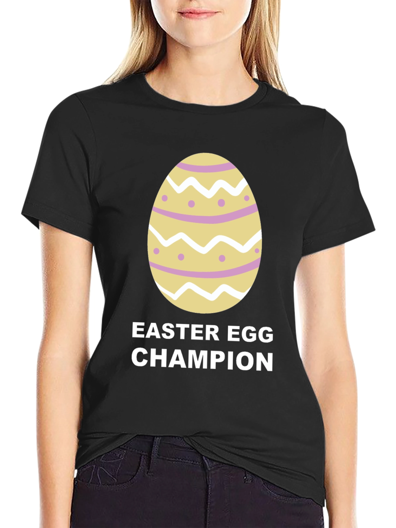 Easter Egg Champion T-Shirt - Holiday Fun Apparel
