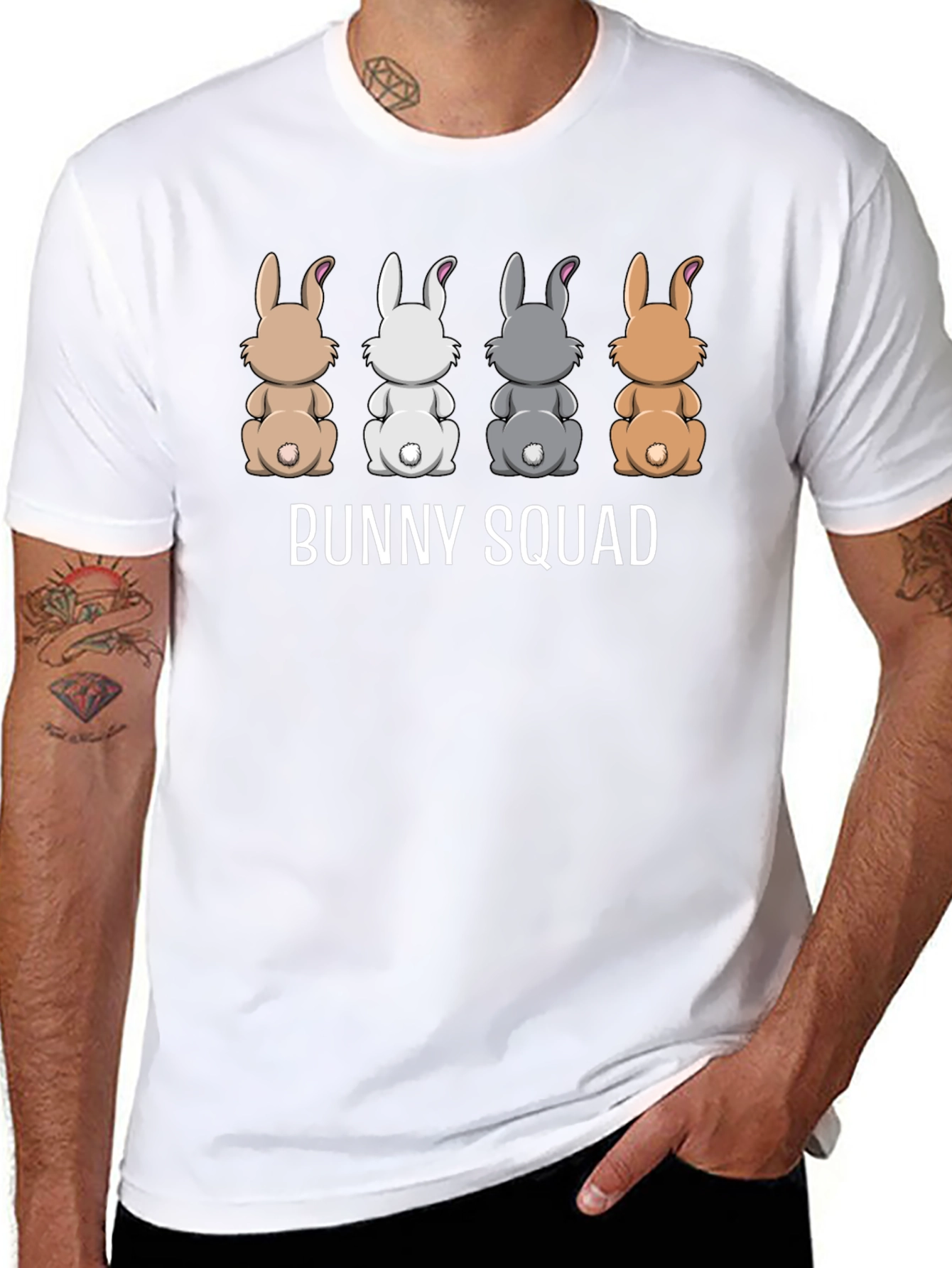 Bunny Squad T-Shirt: Cute Easter Rabbit Tee