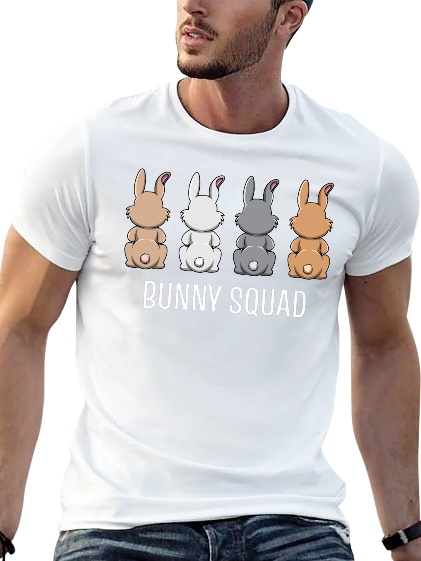 Bunny Squad T-Shirt: Cute Easter Rabbit Tee