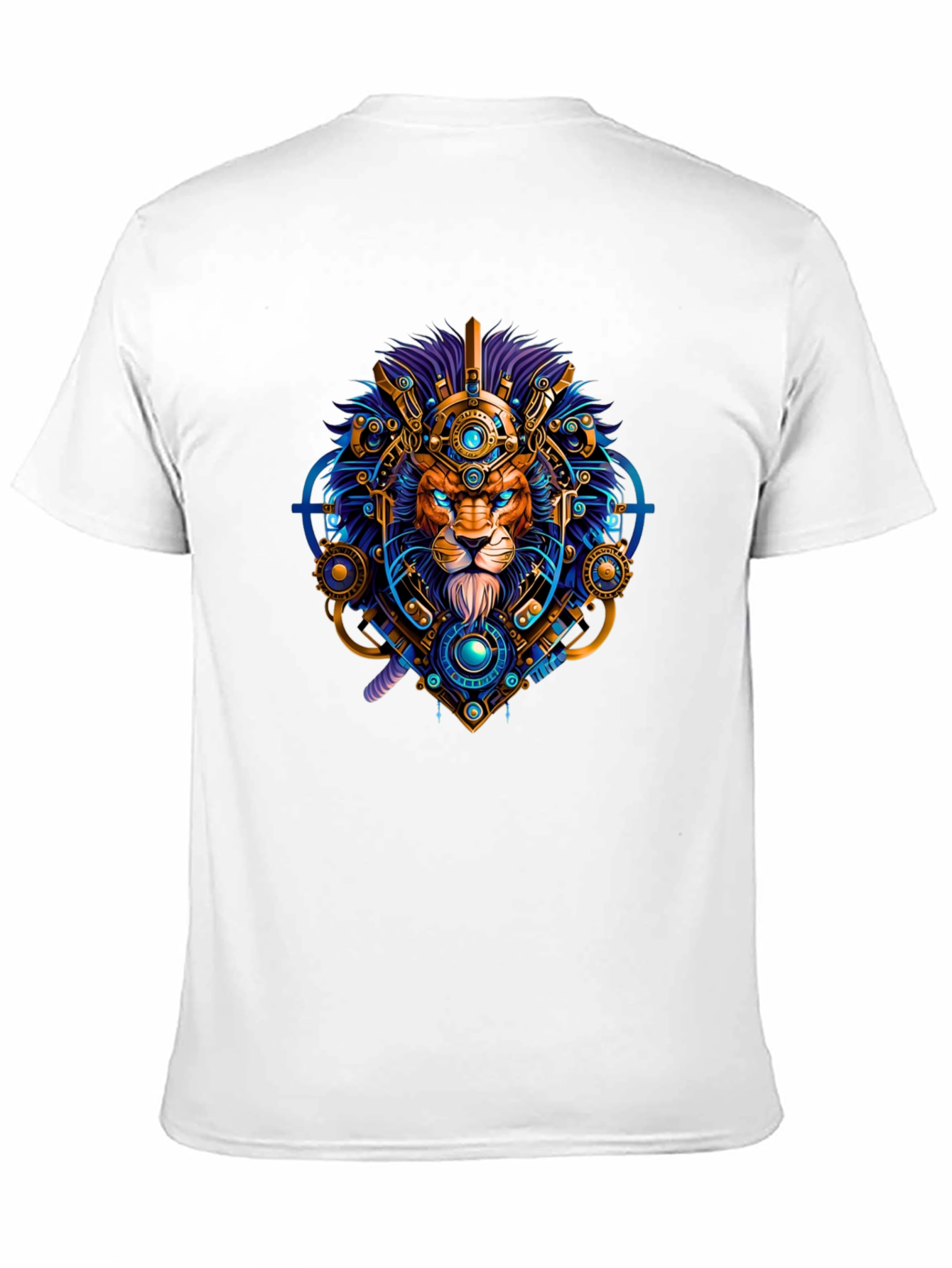 Lion Techwear Graphic Tee - Bold Unique Design