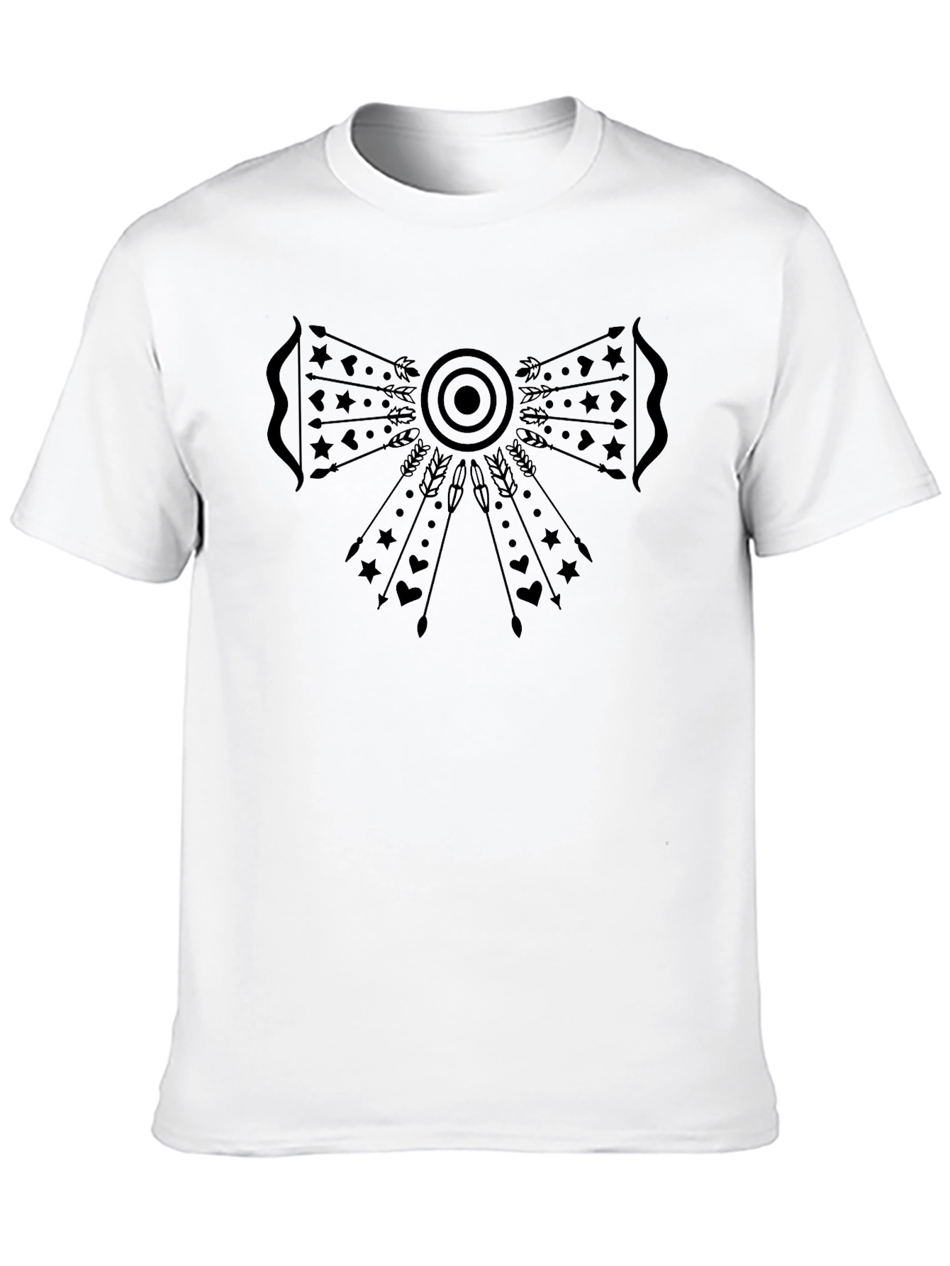 Archery Bow & Arrow Target Graphic Tee