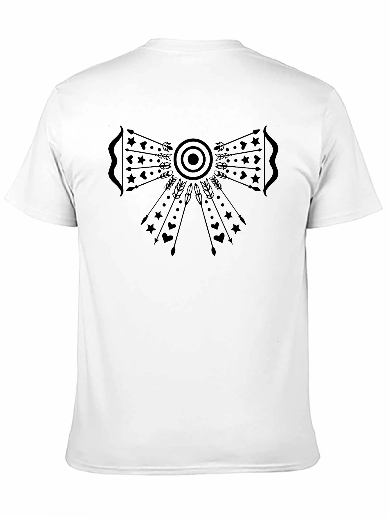 Archery Bow & Arrow Target Graphic Tee