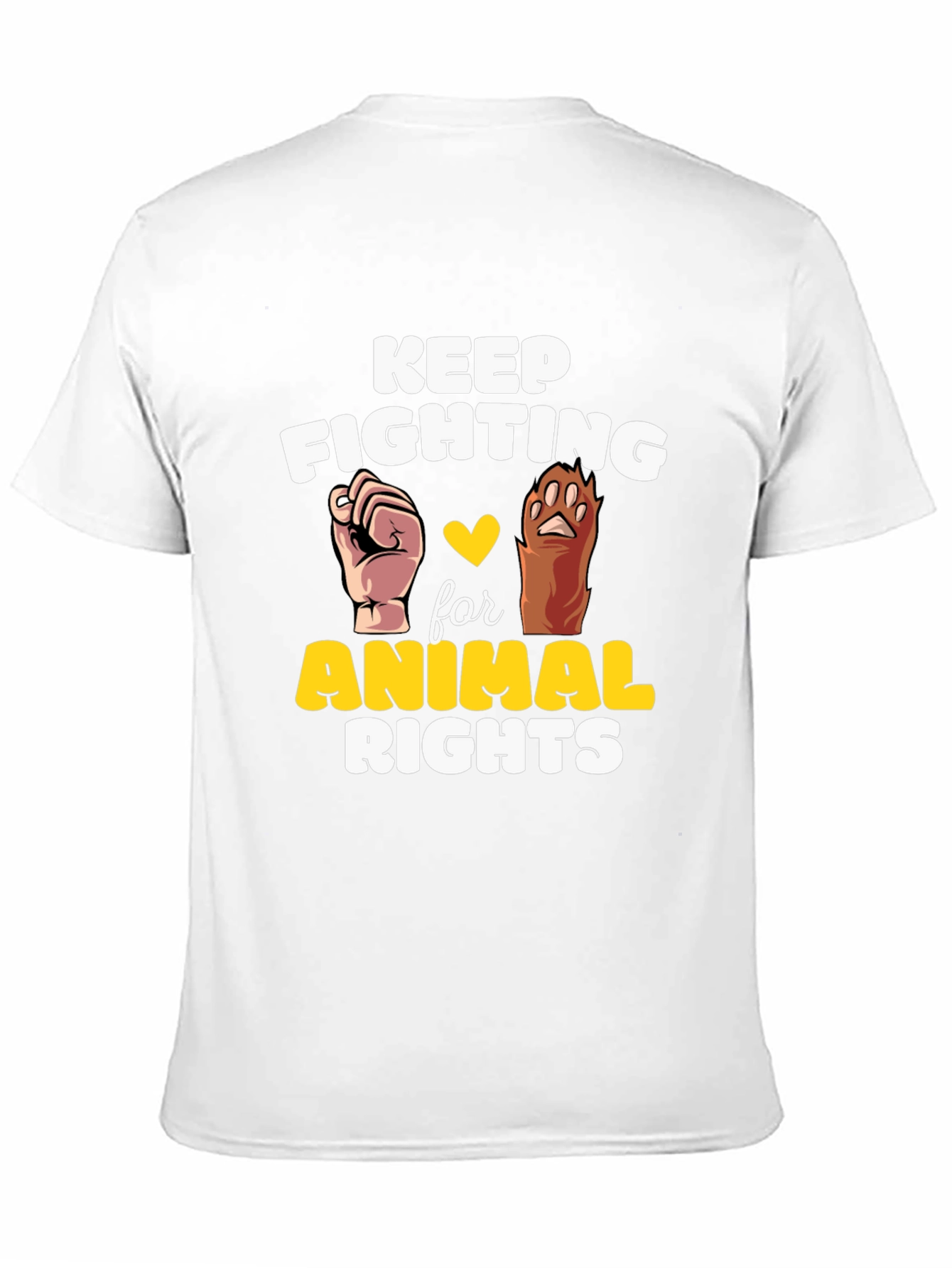 Animal Rights Tee - Keep Fighting for Animals