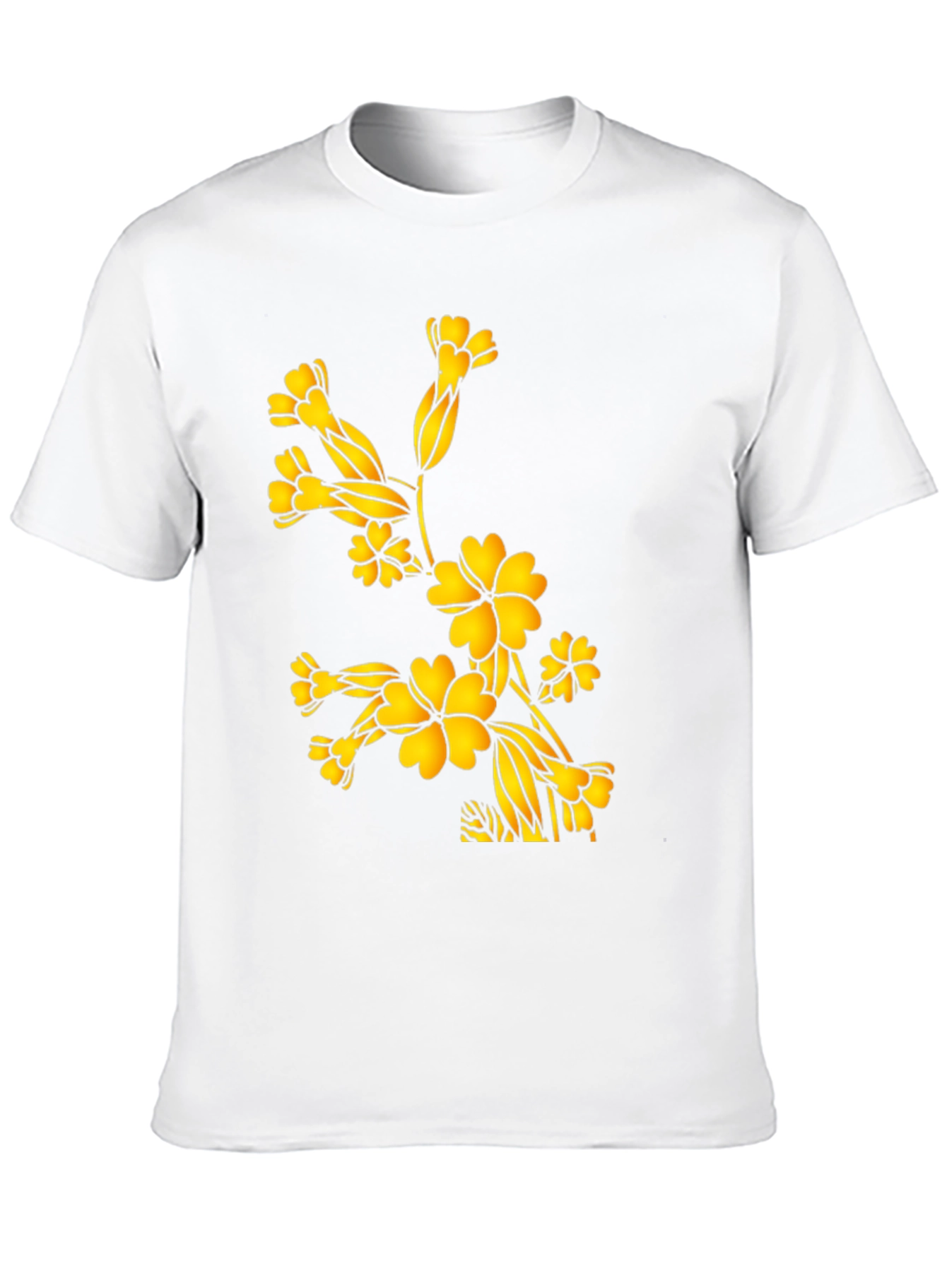 Floral Blossom Black T-Shirt