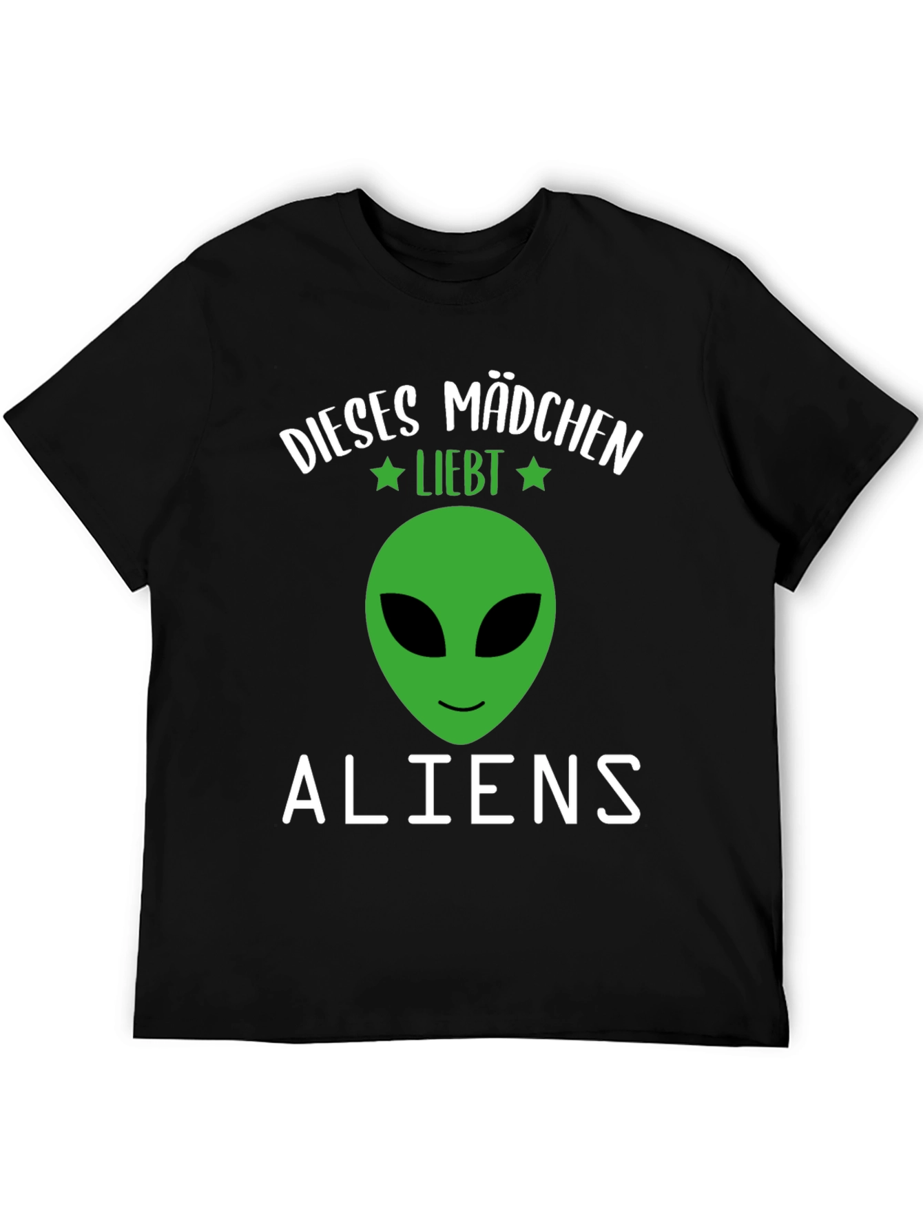 This Girl Loves Aliens Graphic T-Shirt