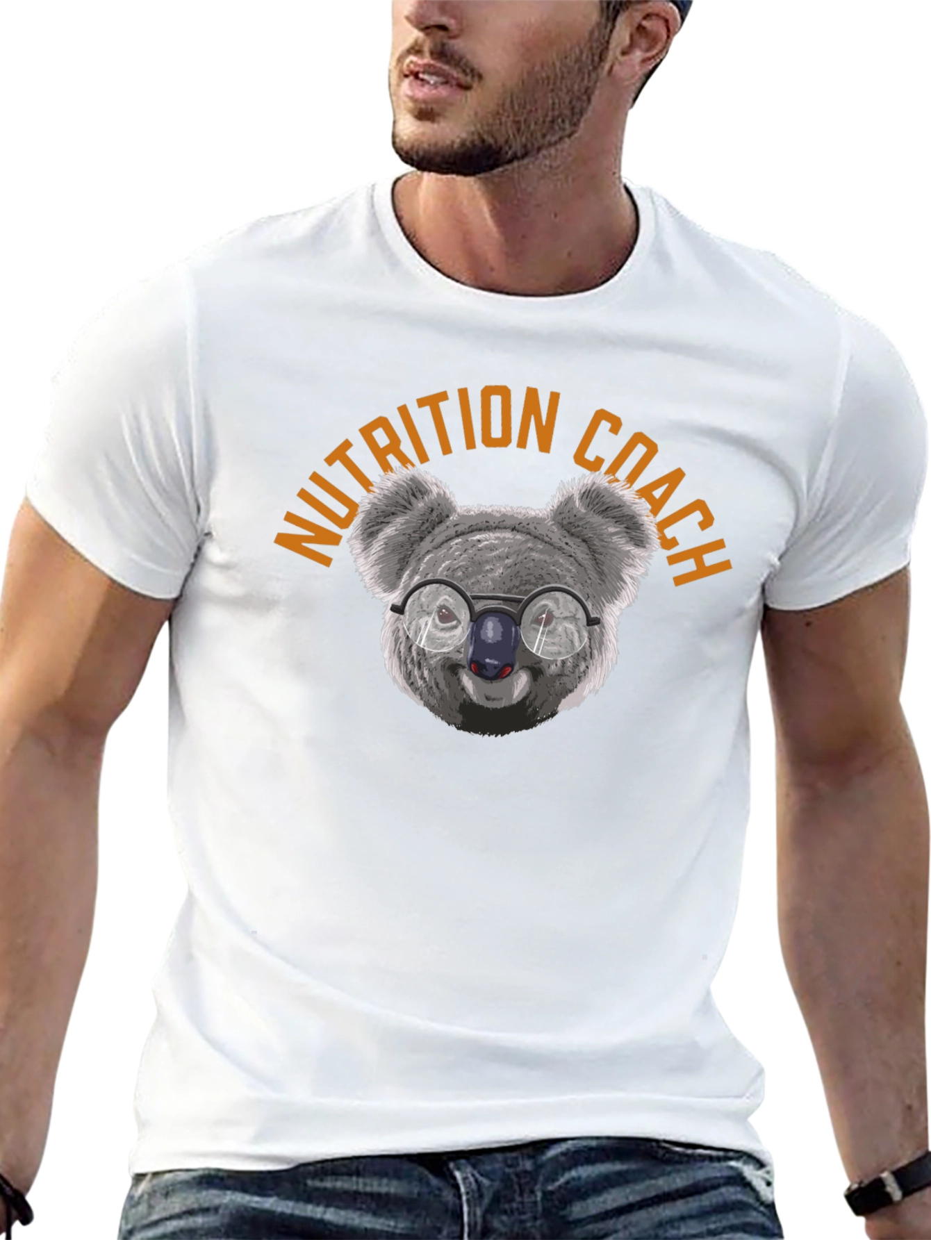 Nutrition Coach Koala T-Shirt - Premium Quality Black Tee