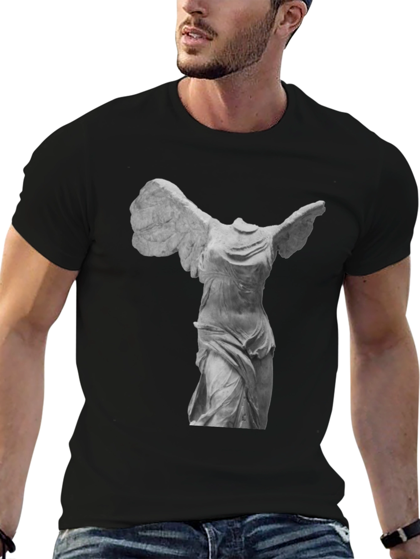 Winged Victory Statue Graphic Tee