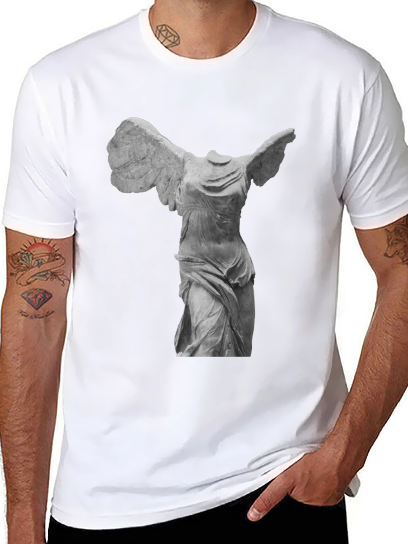 Winged Victory Statue Graphic Tee