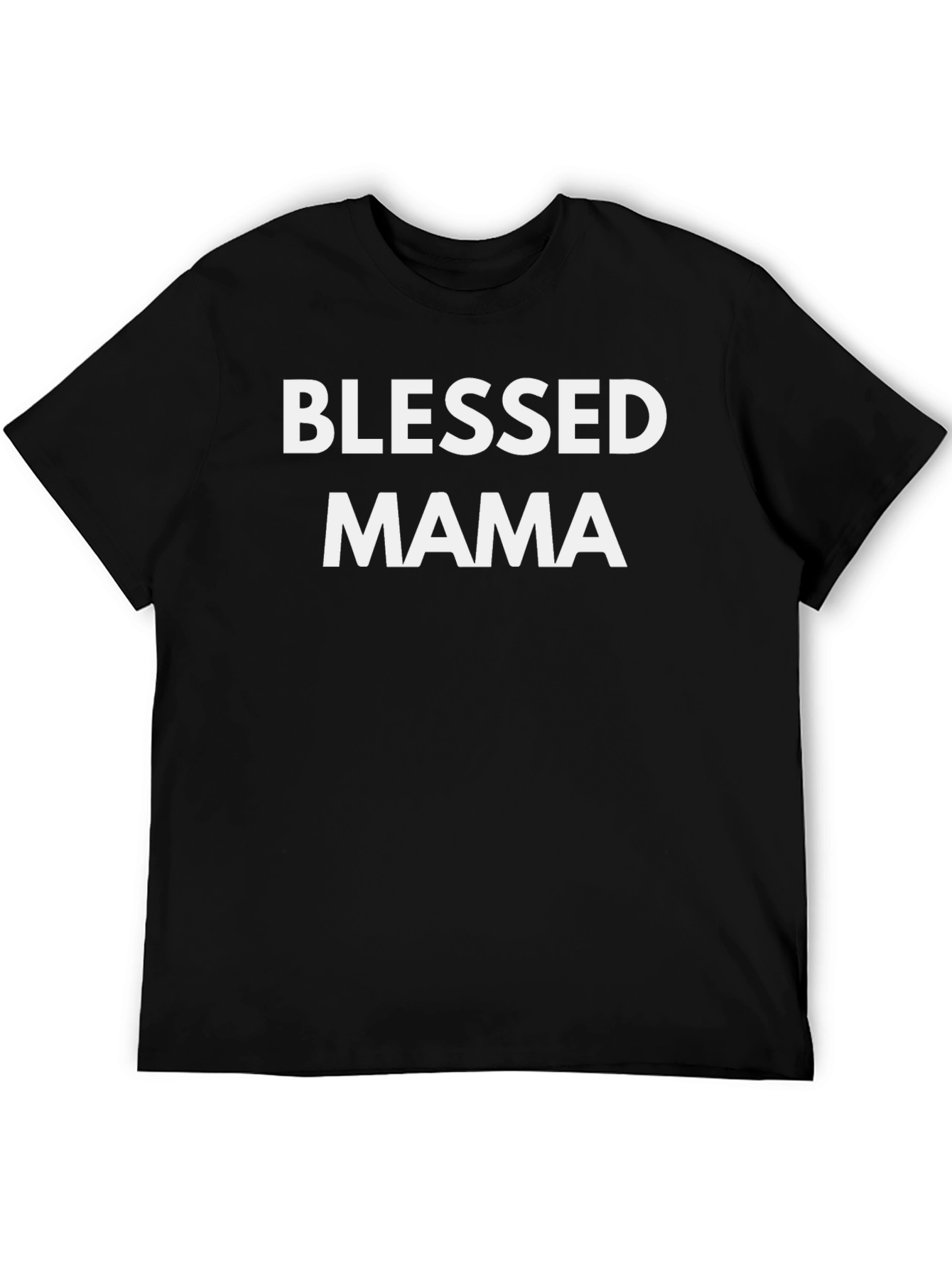 Blessed Mama Black T-Shirt