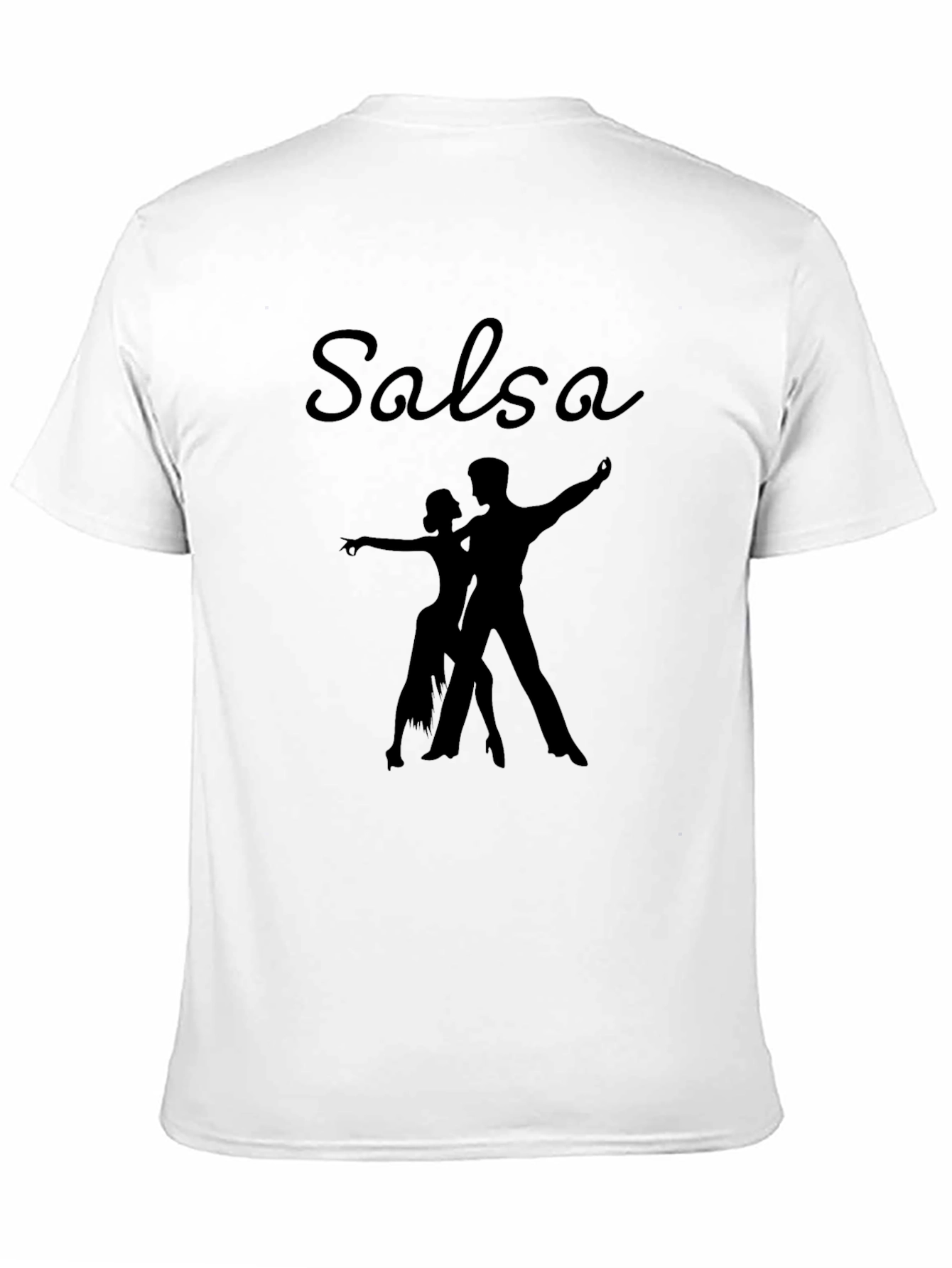 Salsa Dance Graphic Tee - Black Cotton T-Shirt