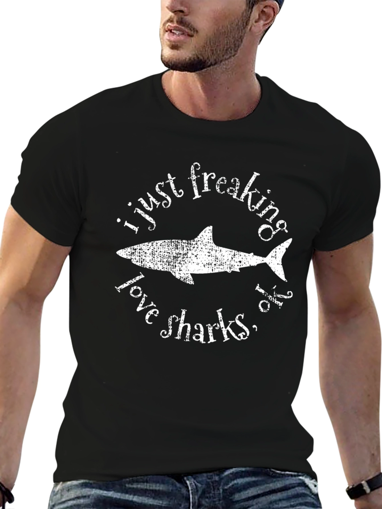 I Just Freaking Love Sharks T-Shirt