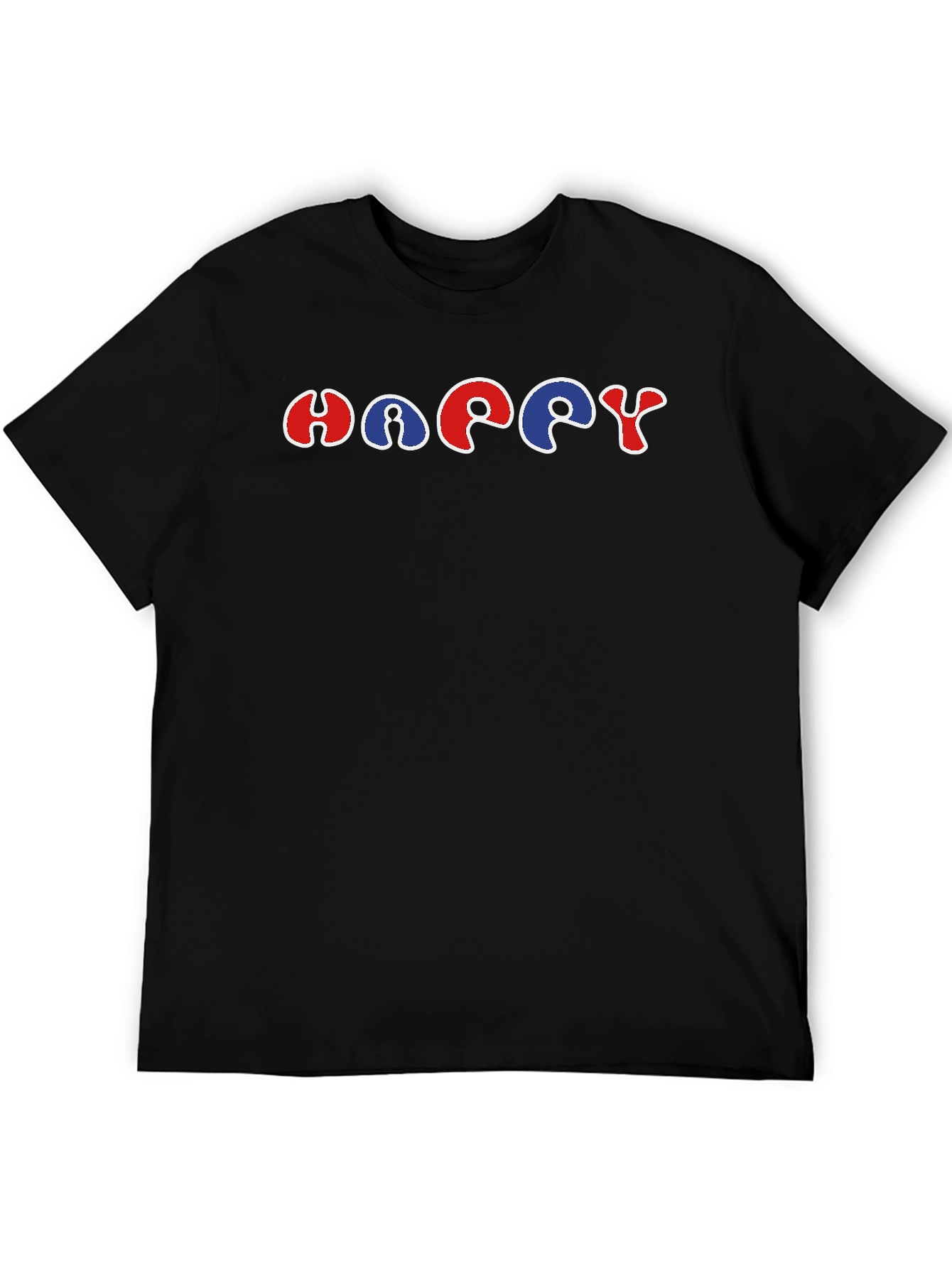 Happy Graphic Tee - Bold Statement Shirt