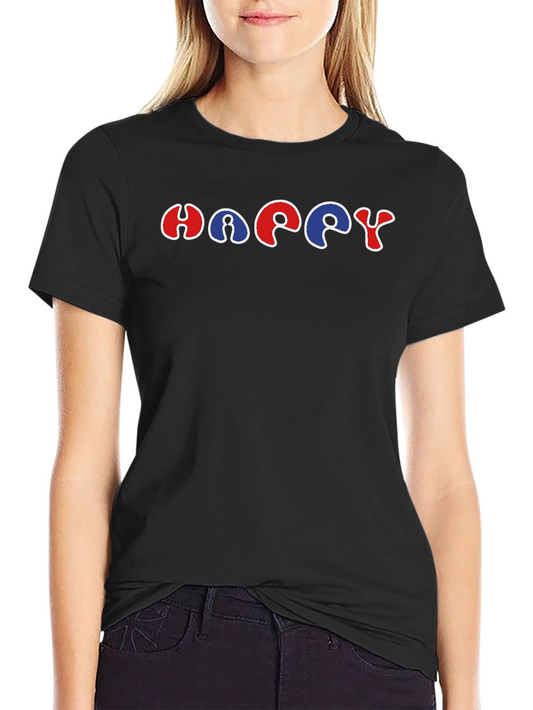 Happy Graphic Tee - Bold Statement Shirt