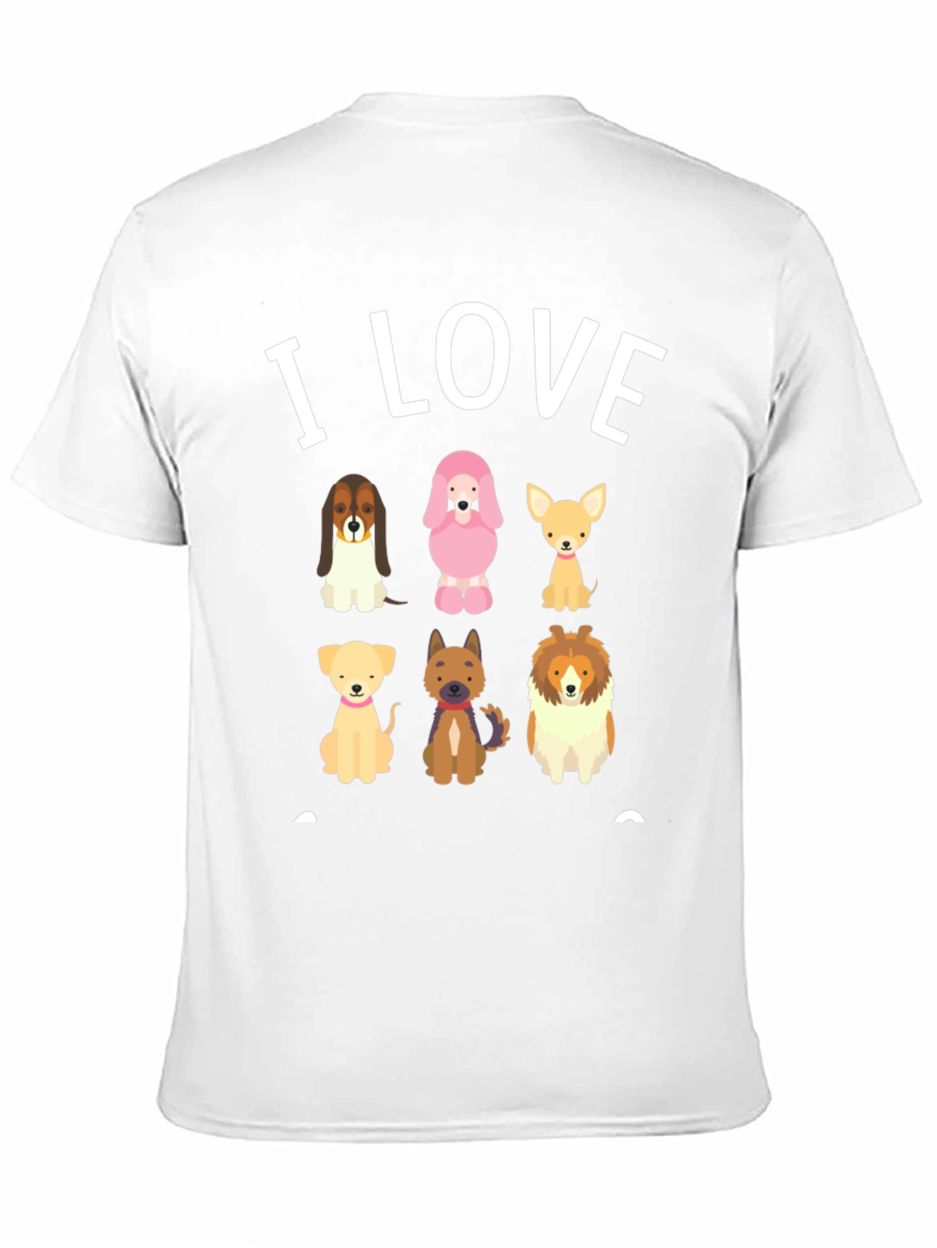I Love Dogs Graphic T-Shirt