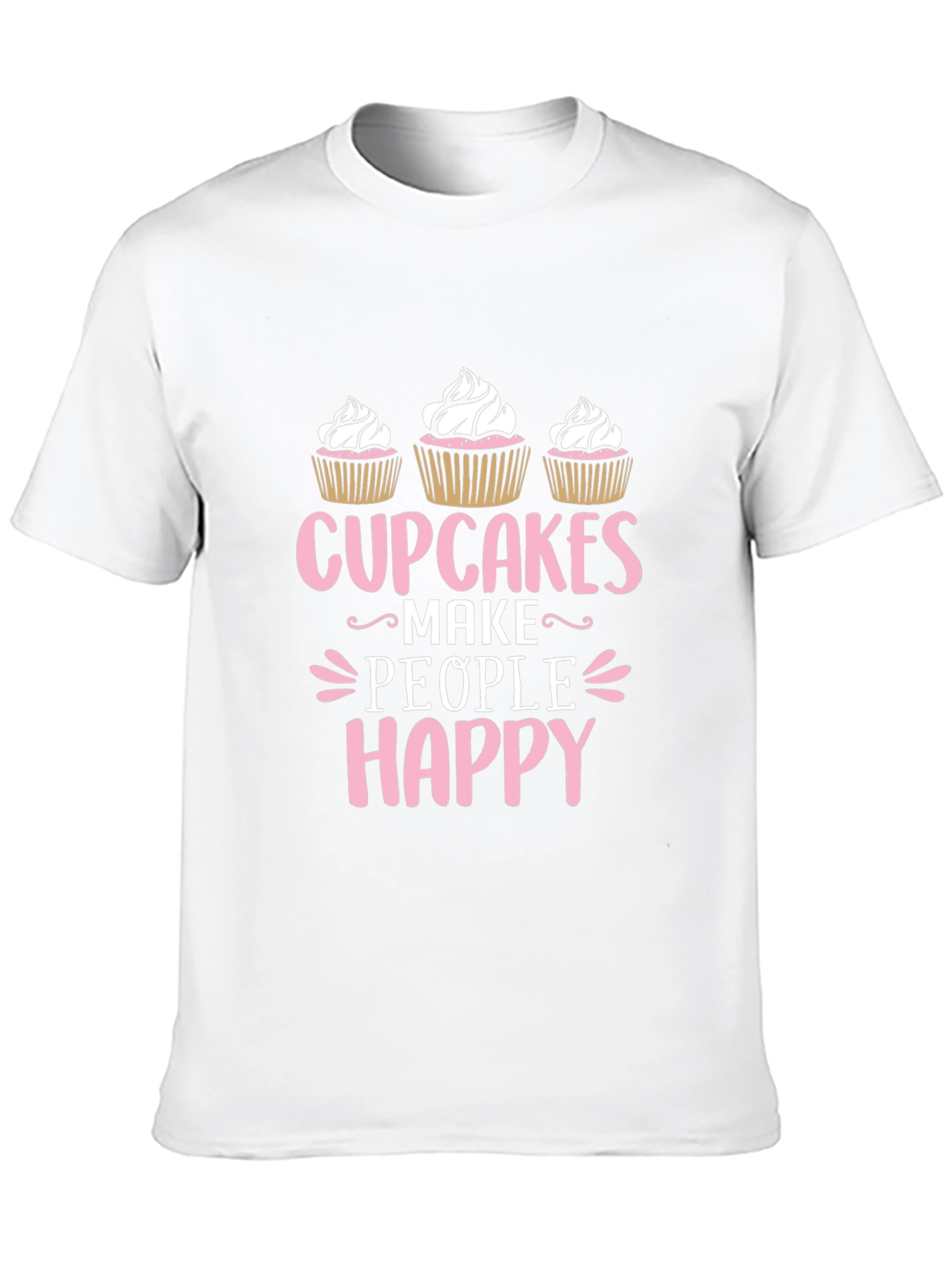 Cupcakes Make People Happy T-Shirt
