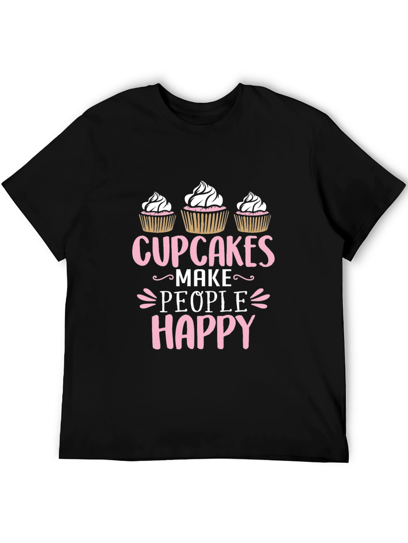 Cupcakes Make People Happy T-Shirt