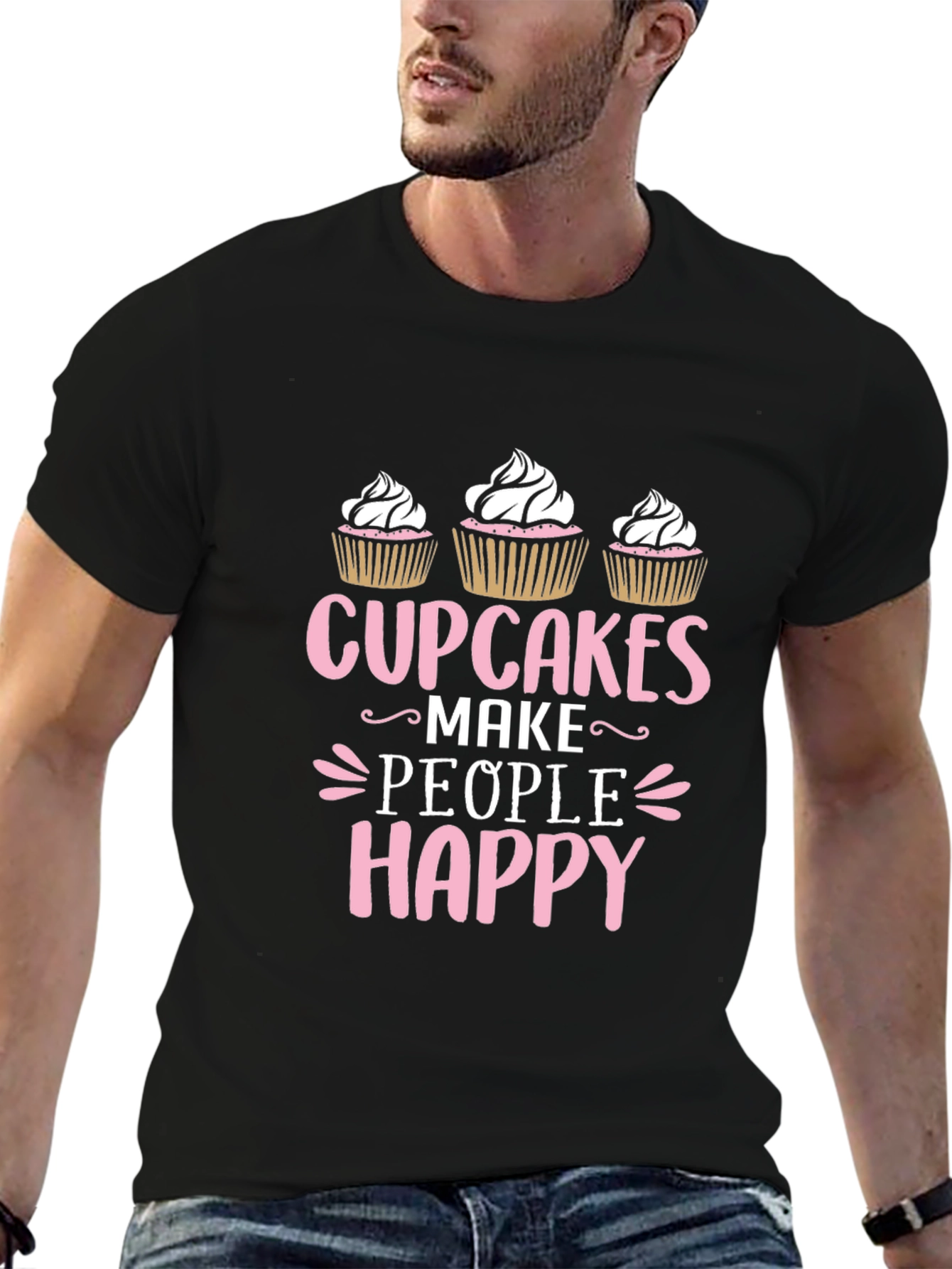 Cupcakes Make People Happy T-Shirt