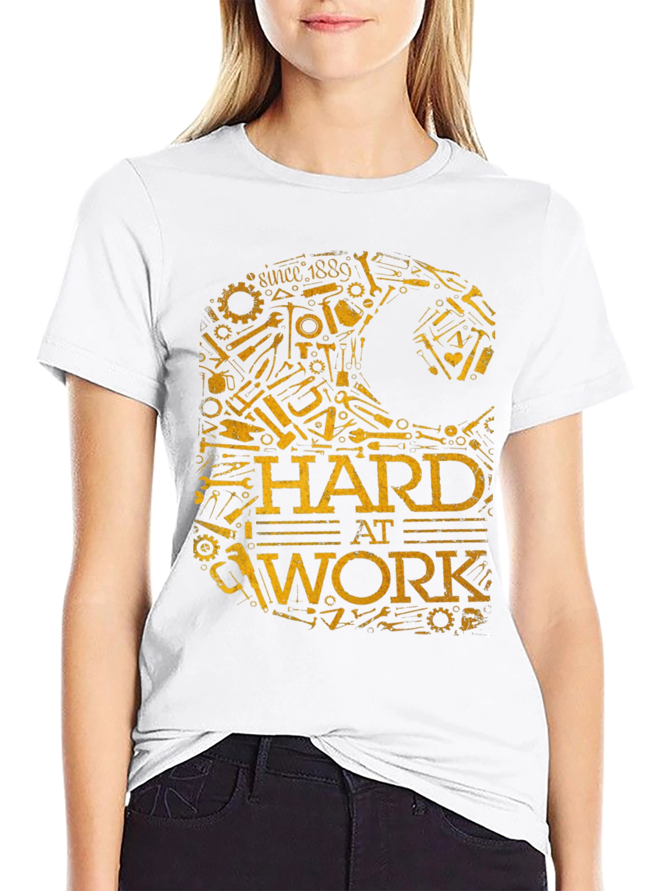 Hard at Work Graphic T-Shirt