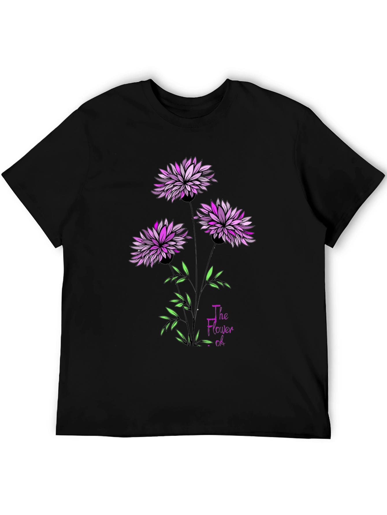 Floral Print T-Shirt - The Flower Of...