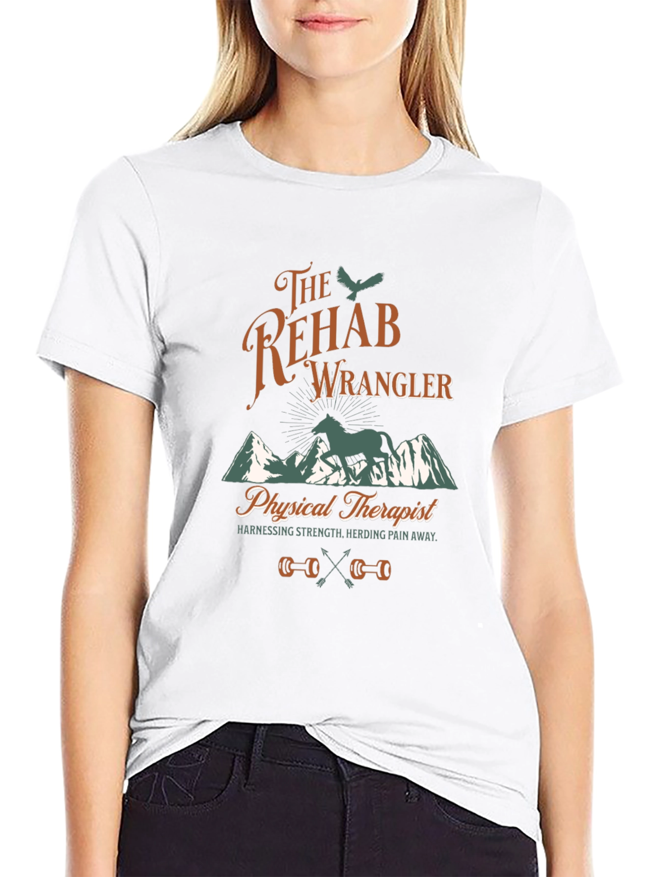 Rehab Wrangler Physical Therapist Graphic Tee
