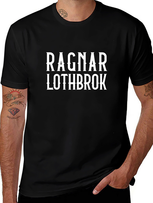 Ragnar Lothbrok Black T-Shirt - Viking Legend Tee