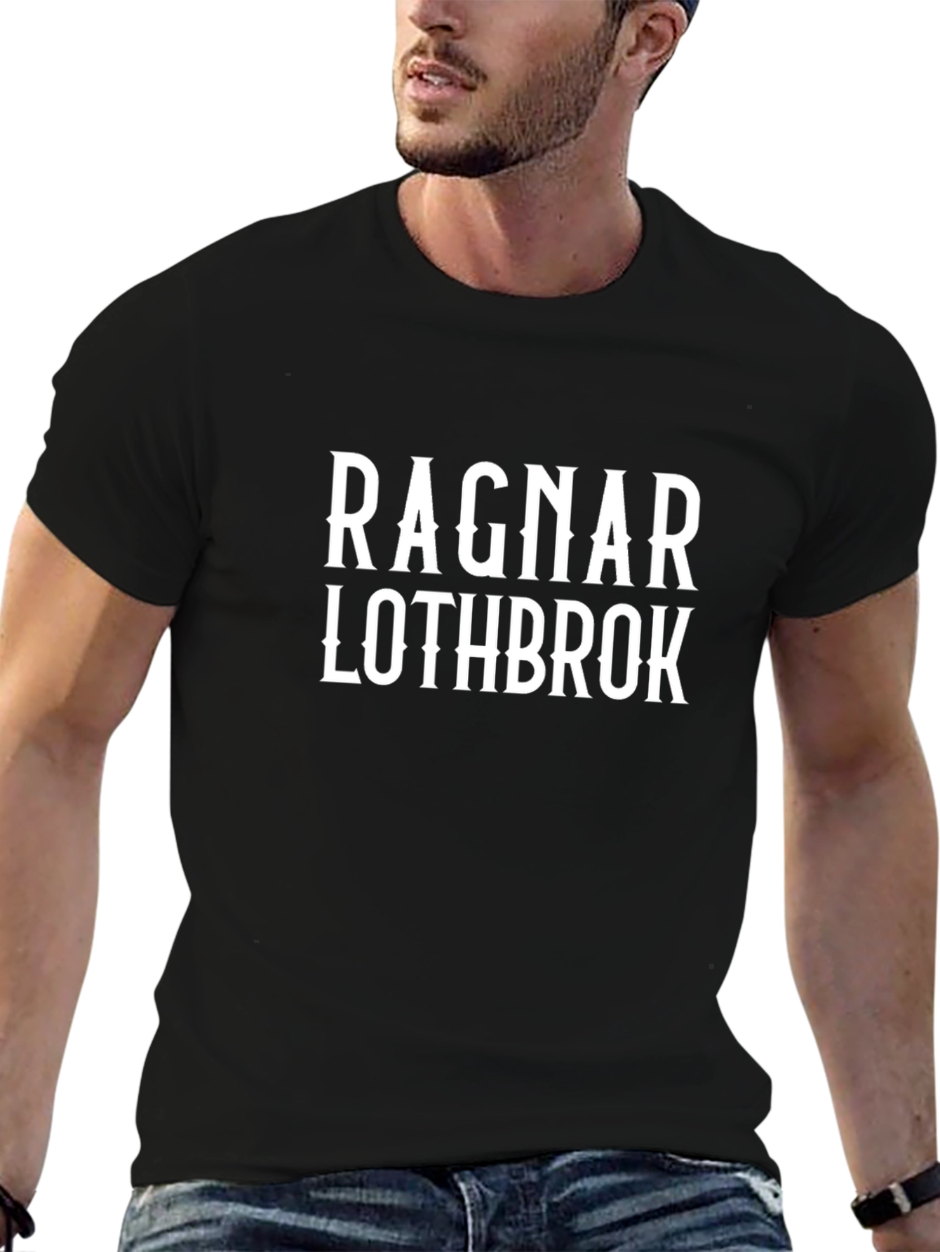 Ragnar Lothbrok Black T-Shirt - Viking Legend Tee