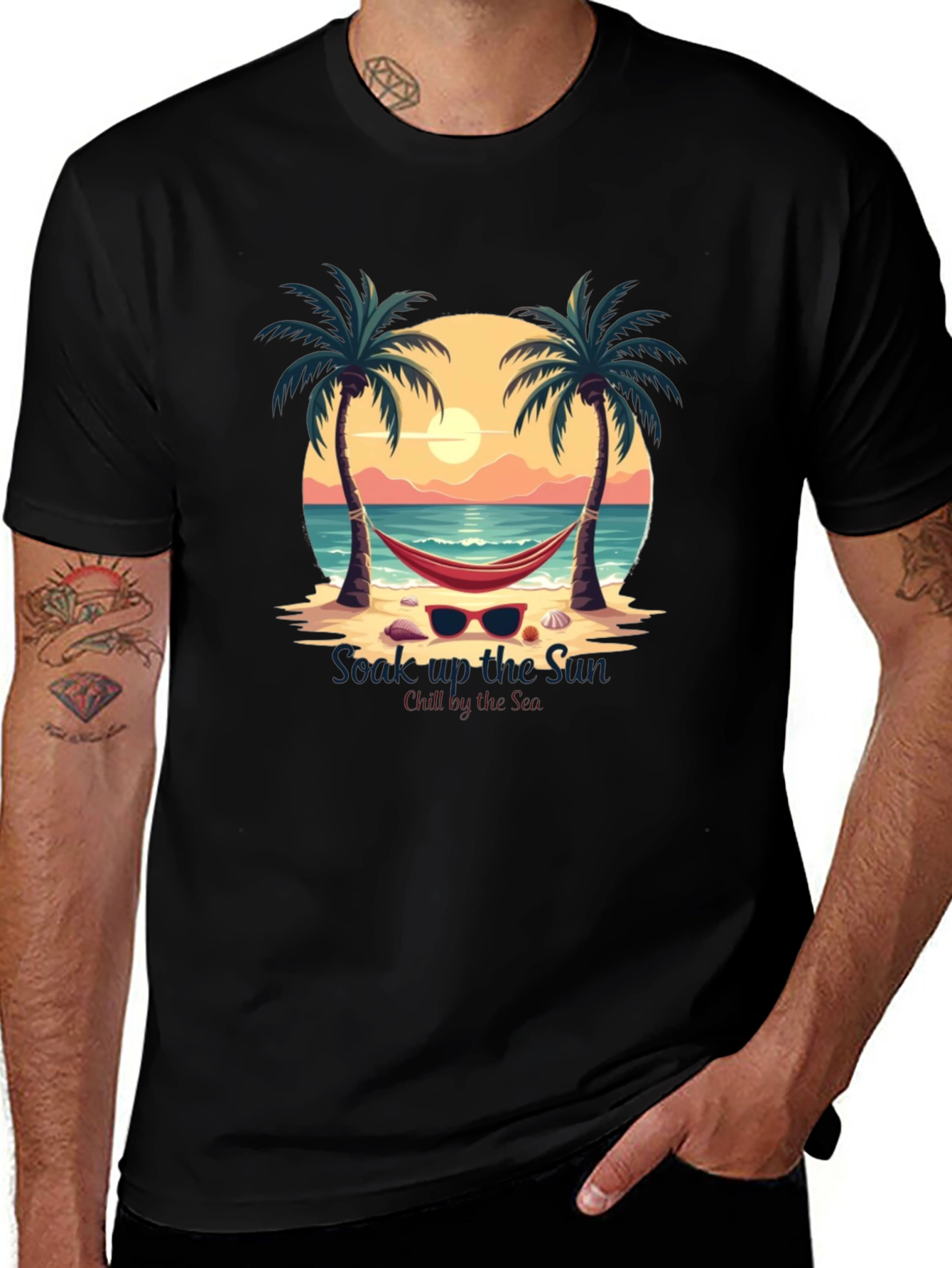 Soak Up The Sun Beach Graphic Tee