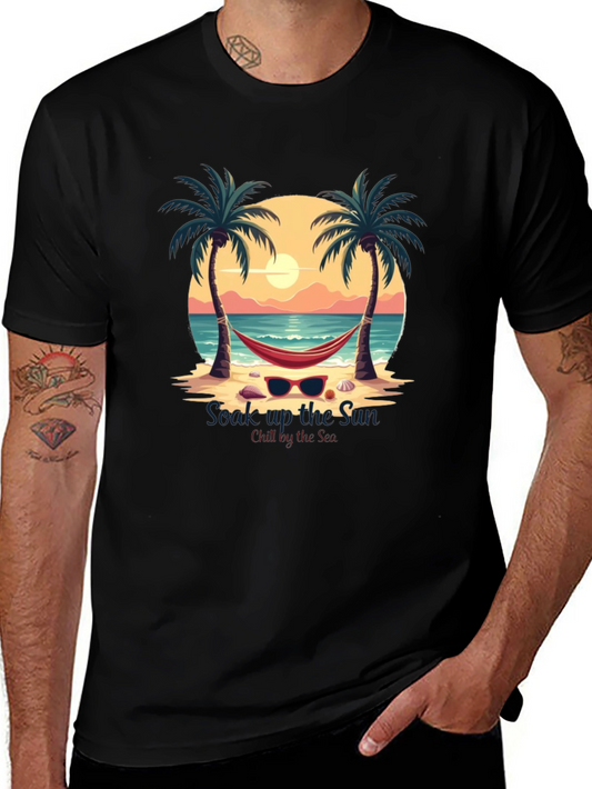 Soak Up The Sun Beach Graphic Tee