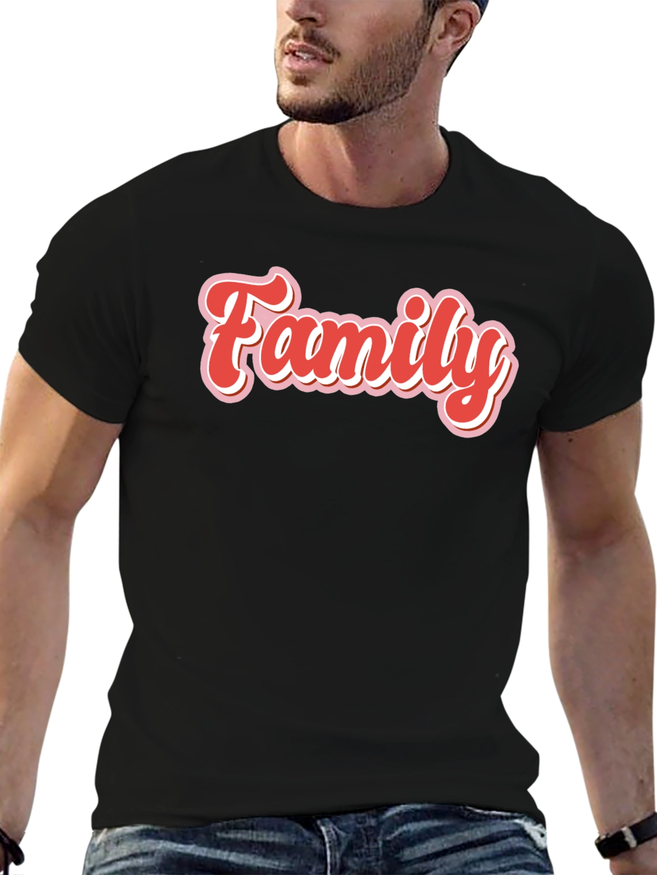 Retro Family Graphic Tee - Stylish & Comfortable